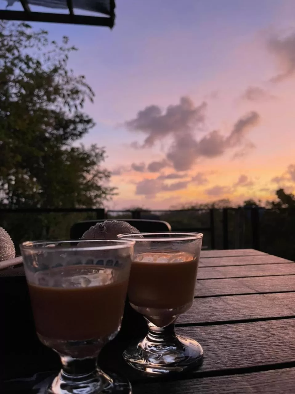 Sunset in Massalli Sanctuary Lodge