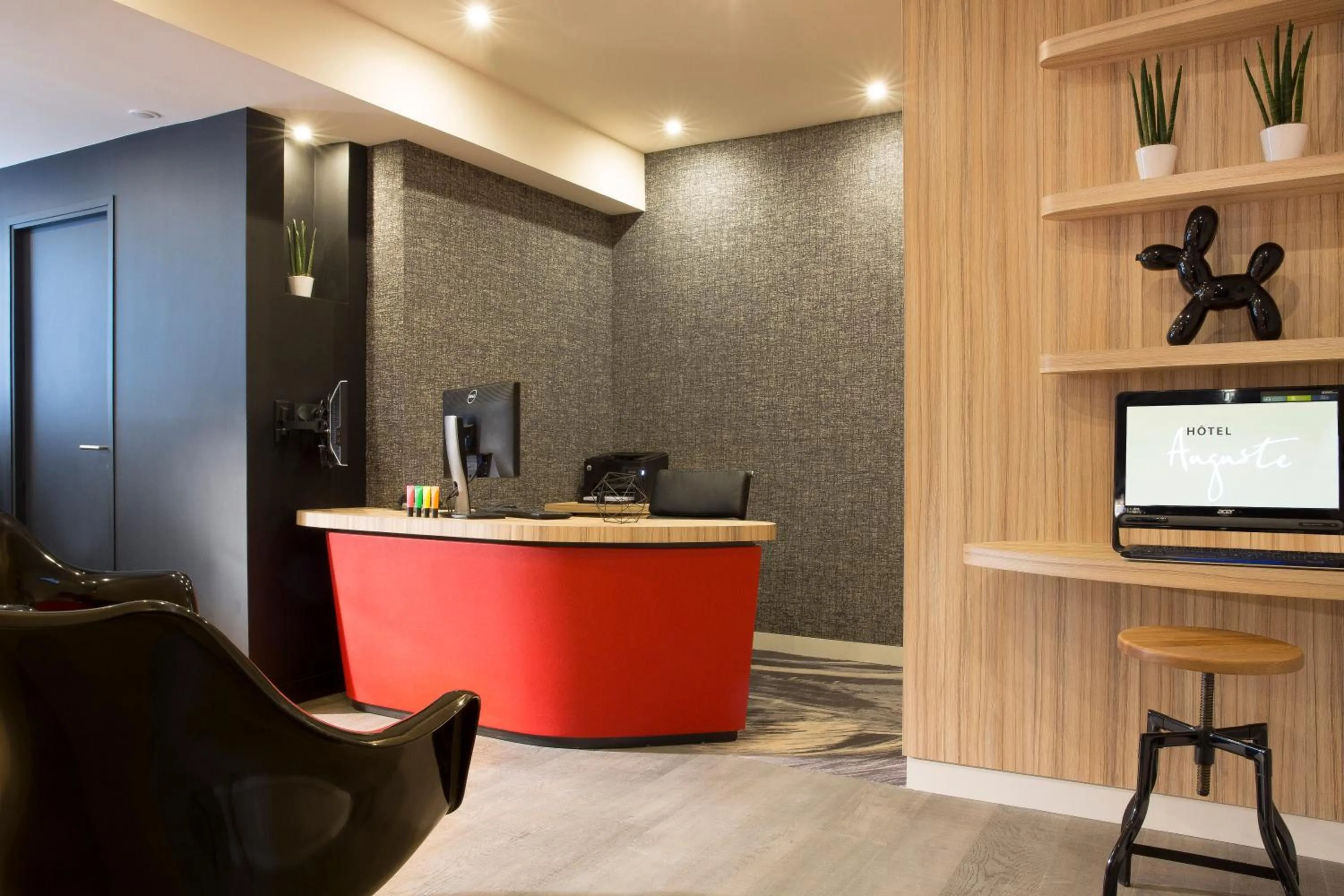 Lobby or reception in Hotel Auguste