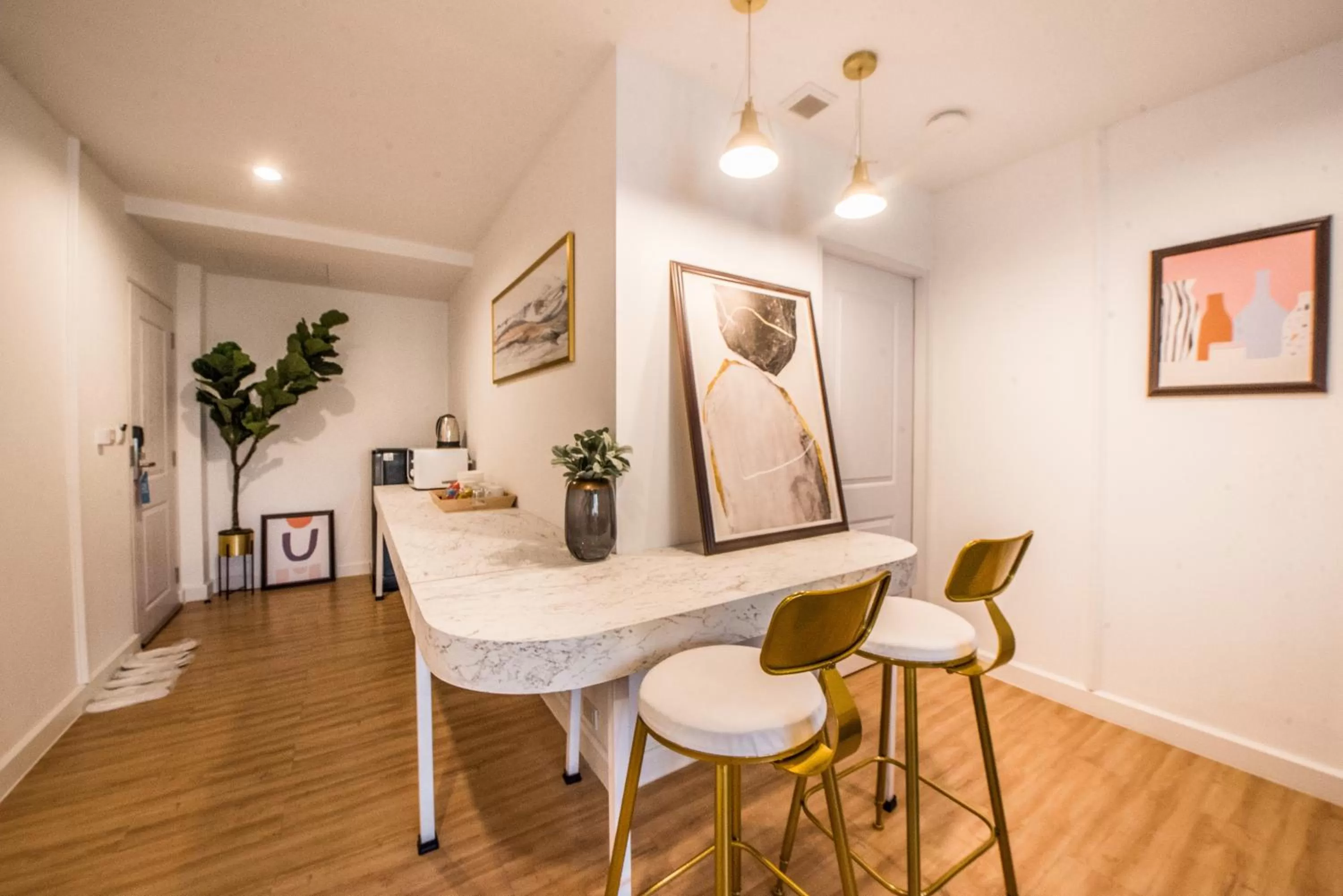 Living room in Theme Boutique Hotel Bangkok