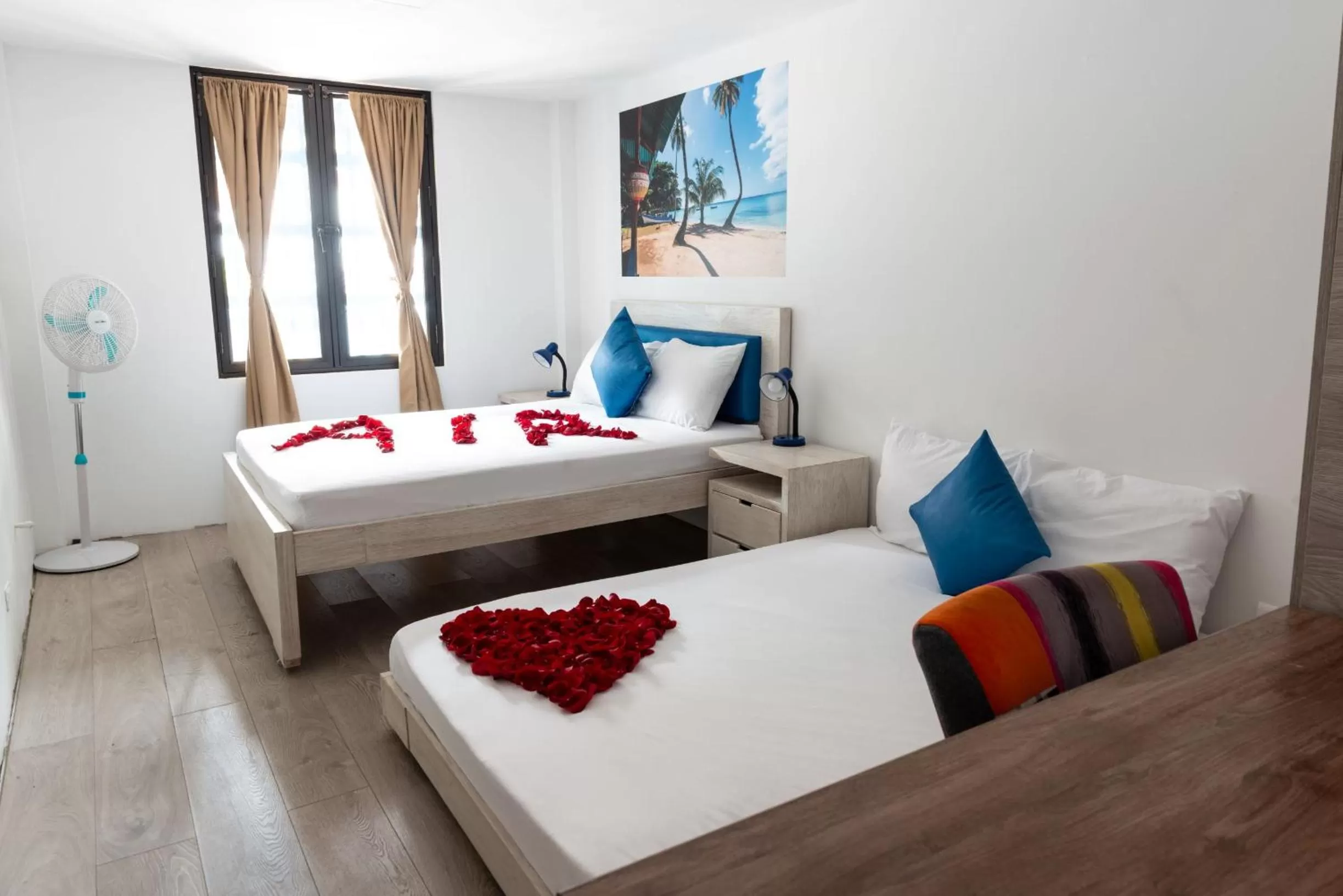 Bedroom, Bed in Air Guest House