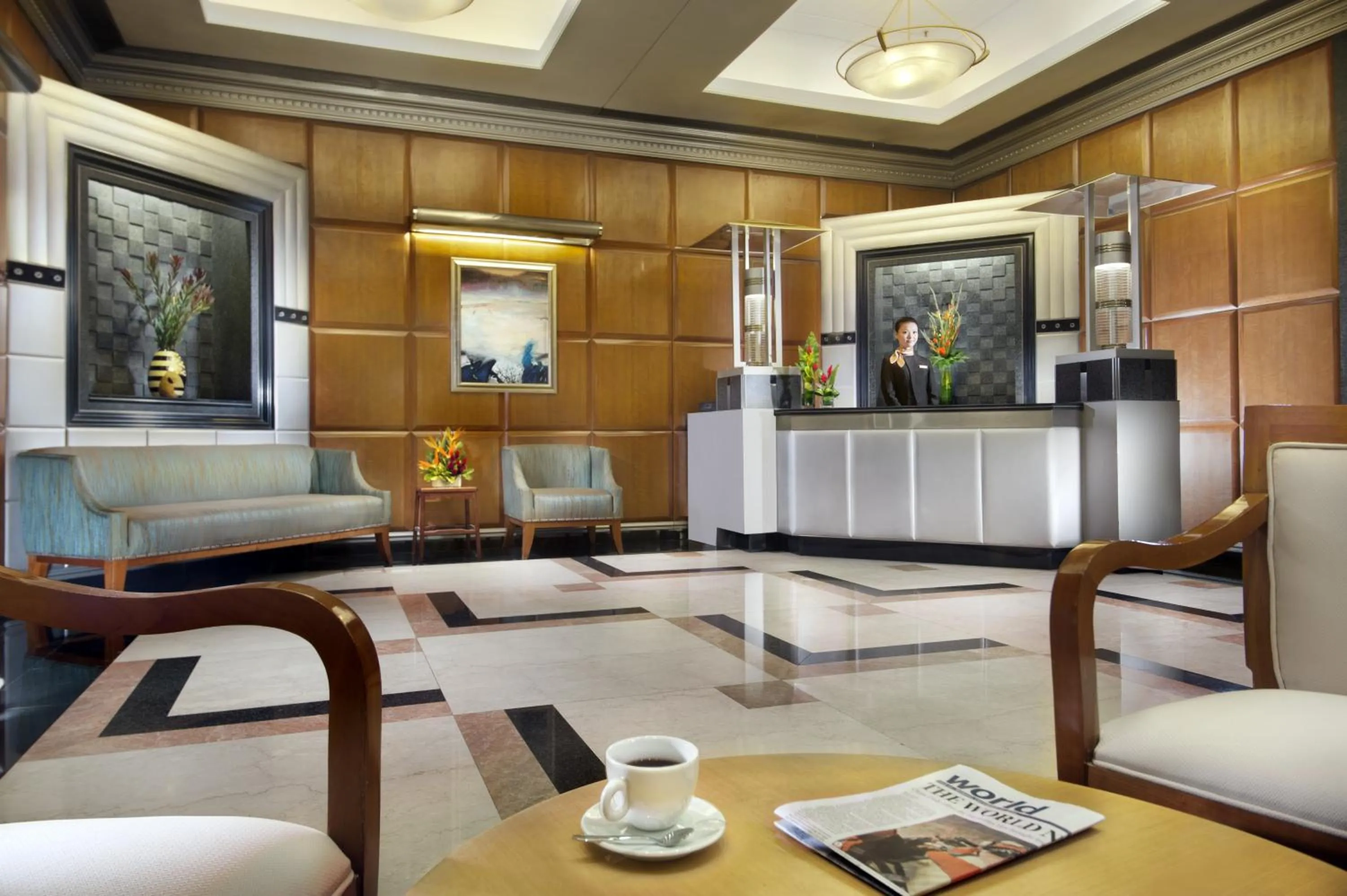 Decorative detail in Somerset International Building Tianjin