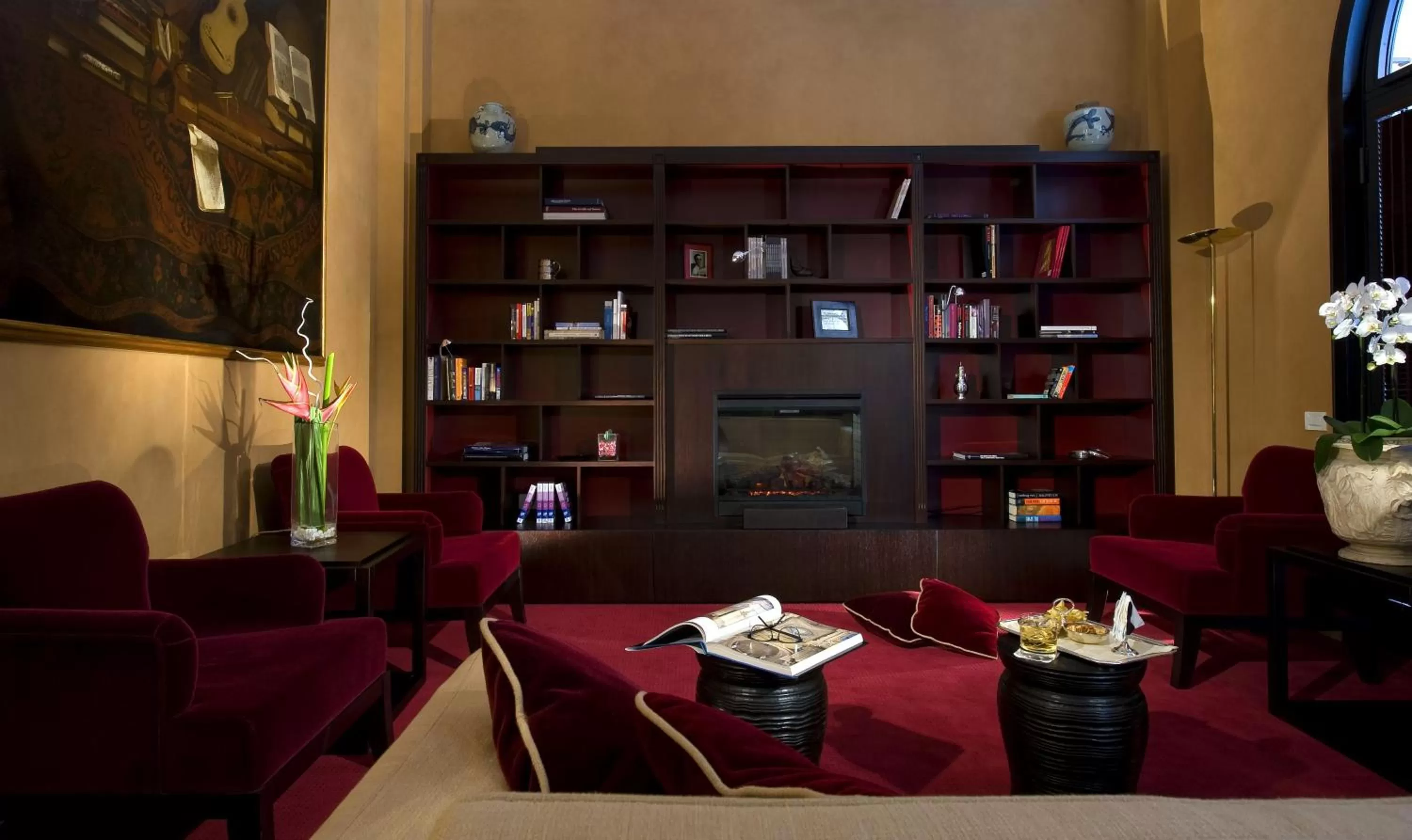 Library in Hotel dei Borgognoni