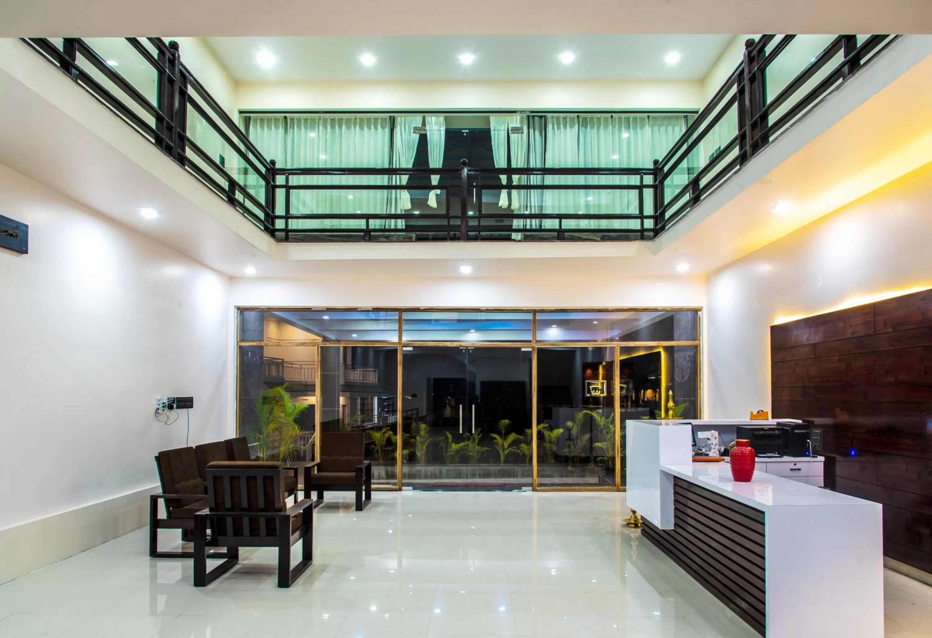 Lobby or reception in Shreeyog Resort Dandeli