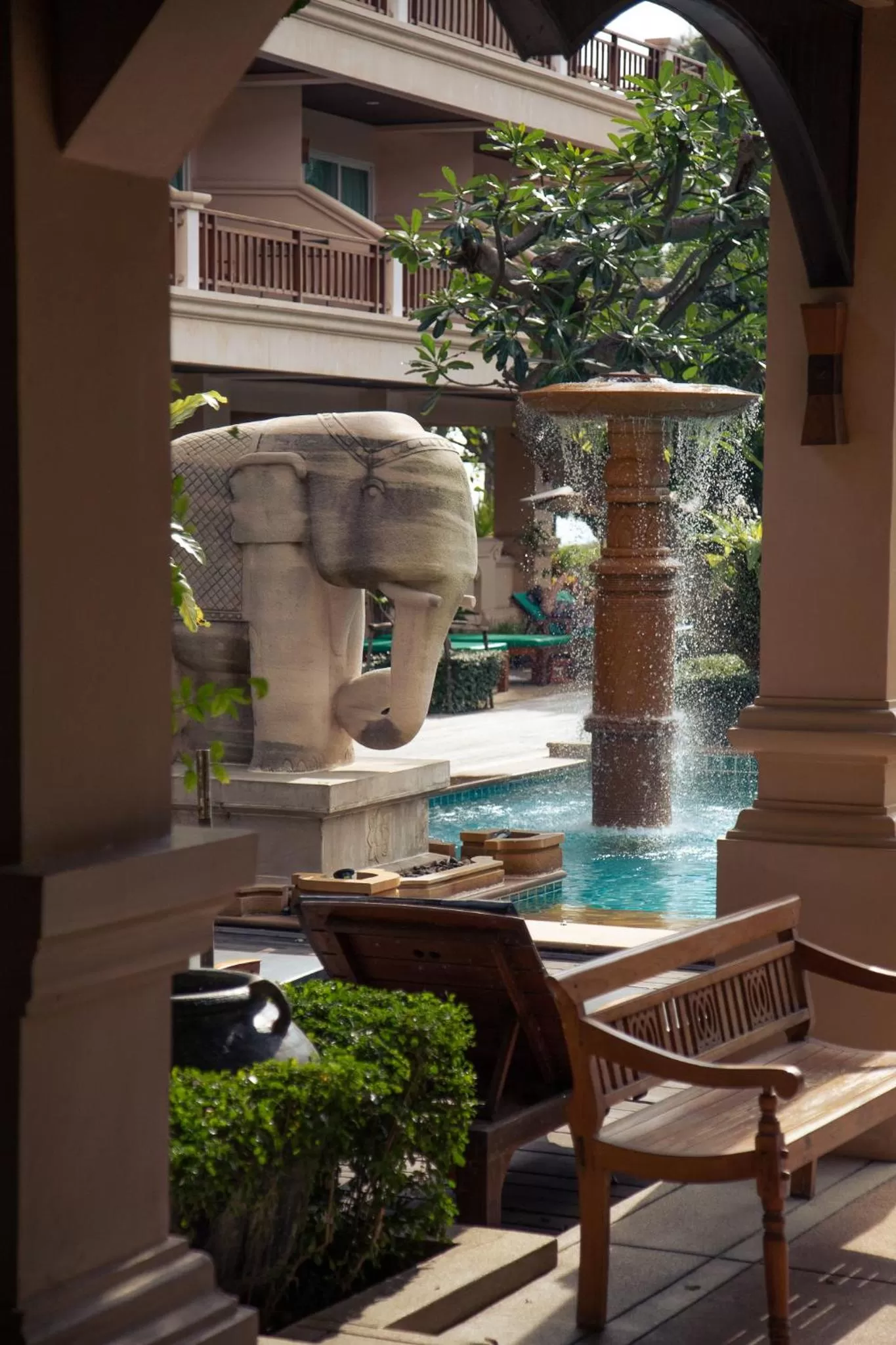 Pool view in Avalon Beach Resort