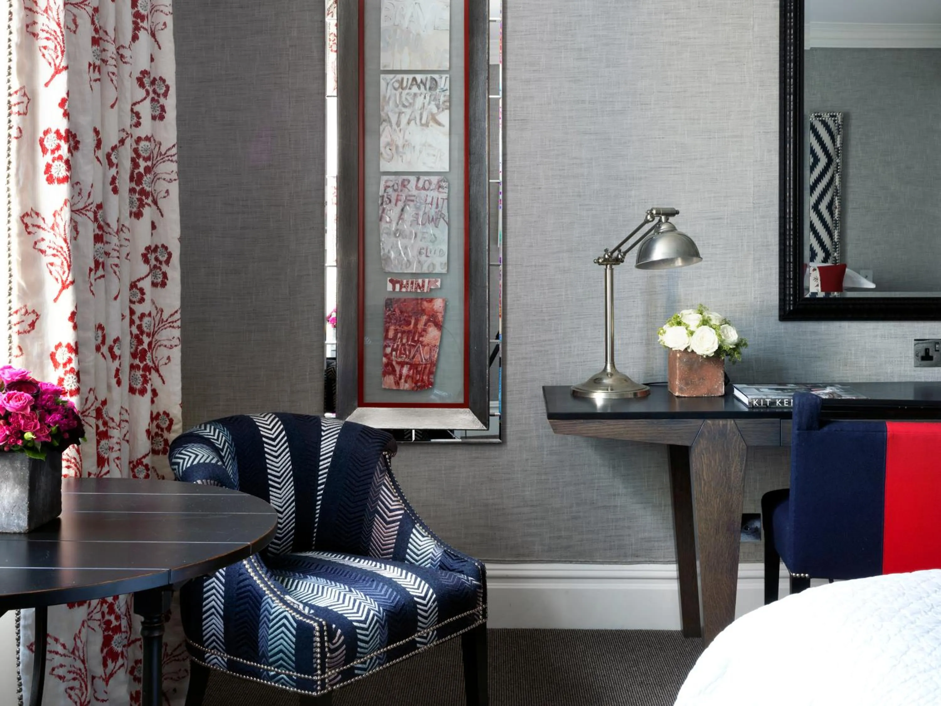 Seating area in Number Sixteen, Firmdale Hotels