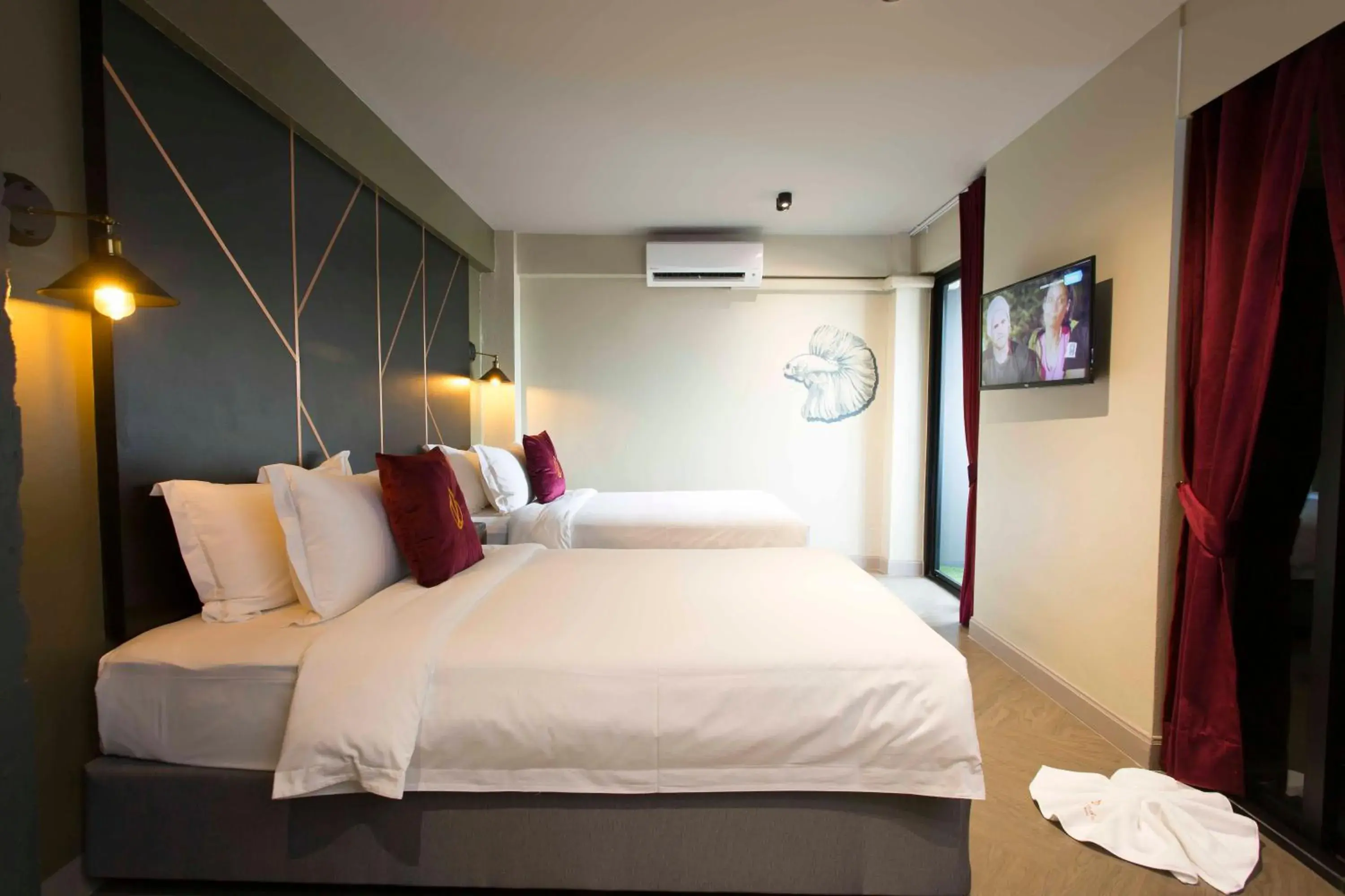 Standard Twin Room in Ratchada Boutique Hotel Standard Twin Room in Ratchada Boutique Hotel