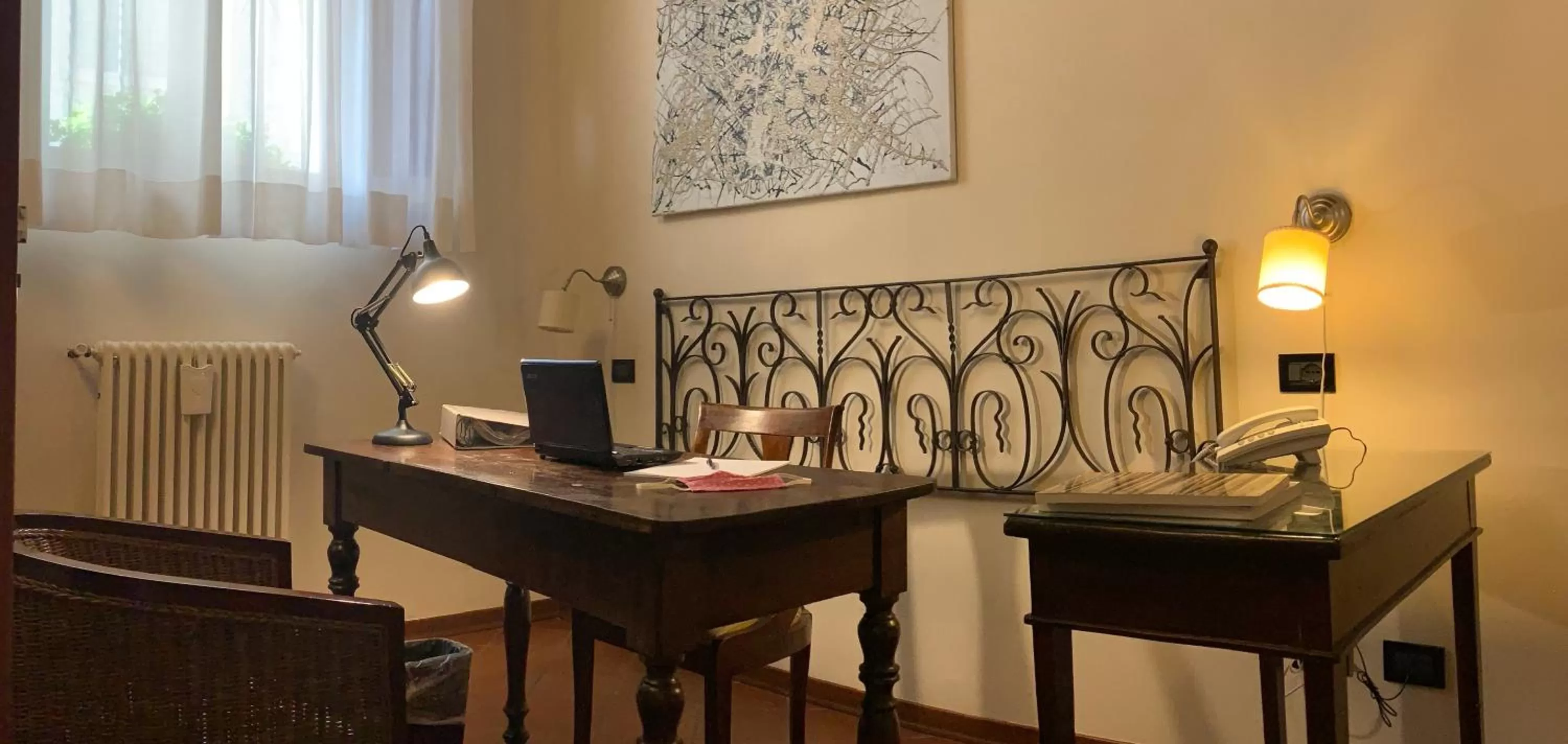 Seating area in Hotel De Prati