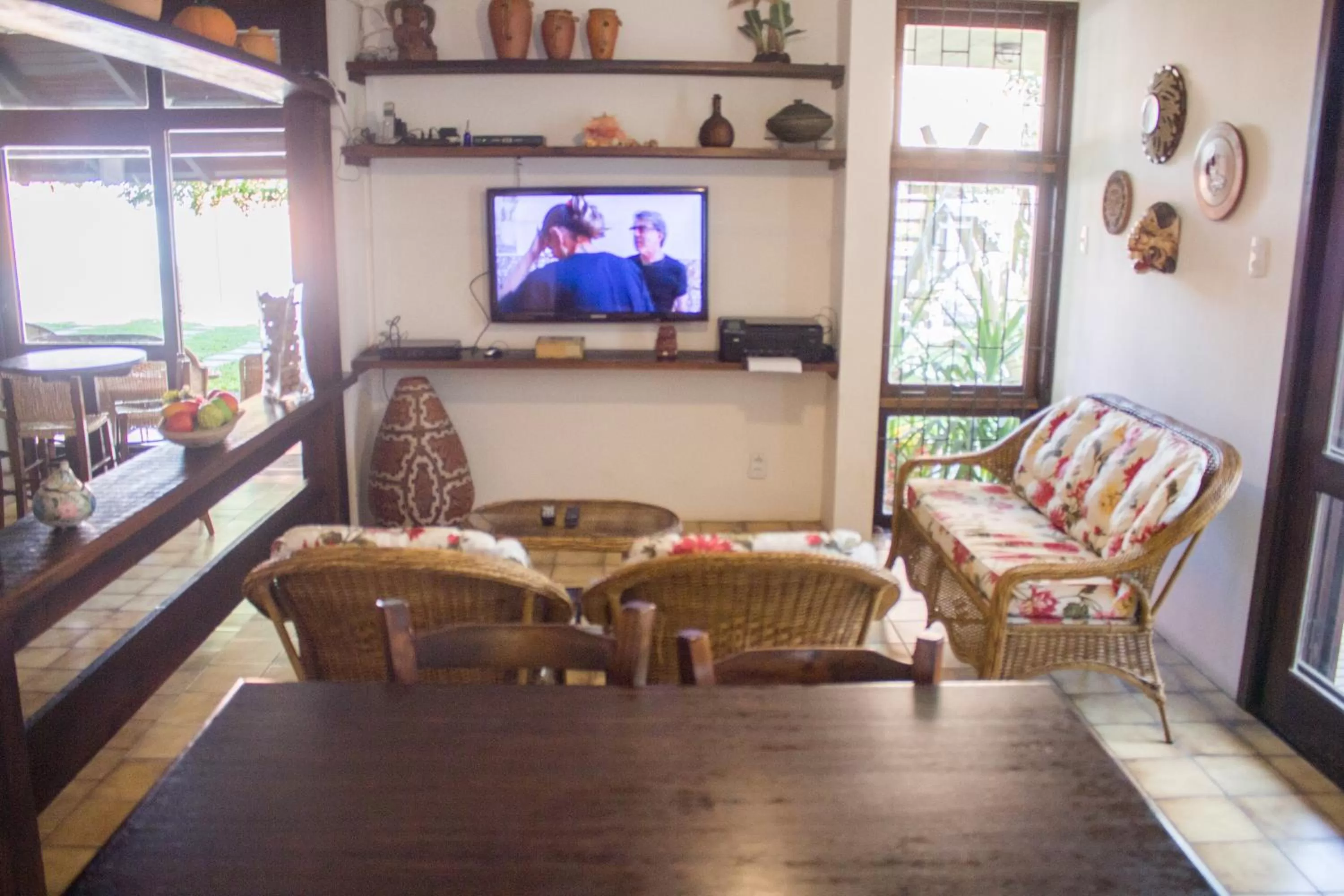 Seating Area in Beach House Floripa