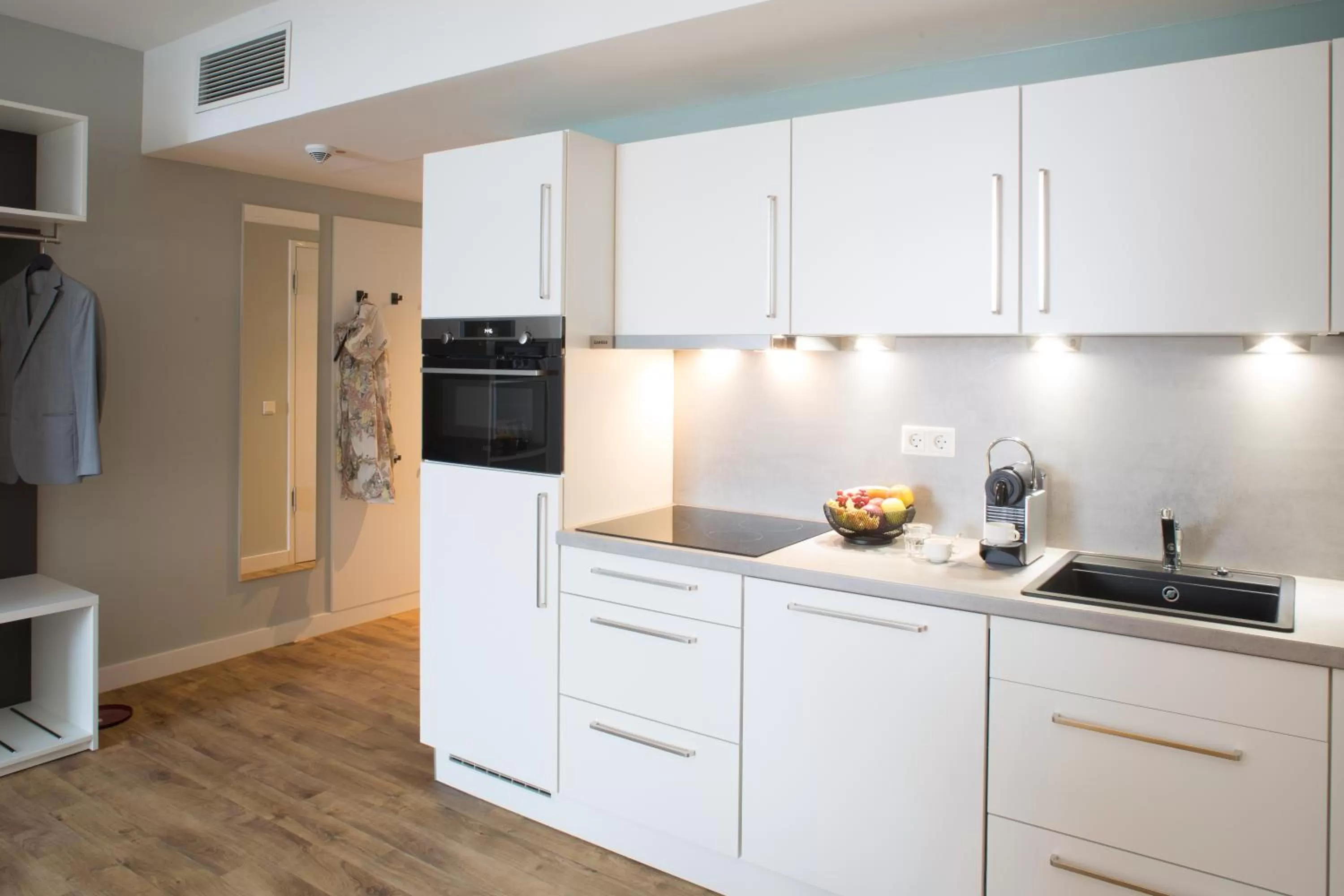 Kitchen or kitchenette, Kitchen/Kitchenette in Weberei Bendix Hotel & Appartements