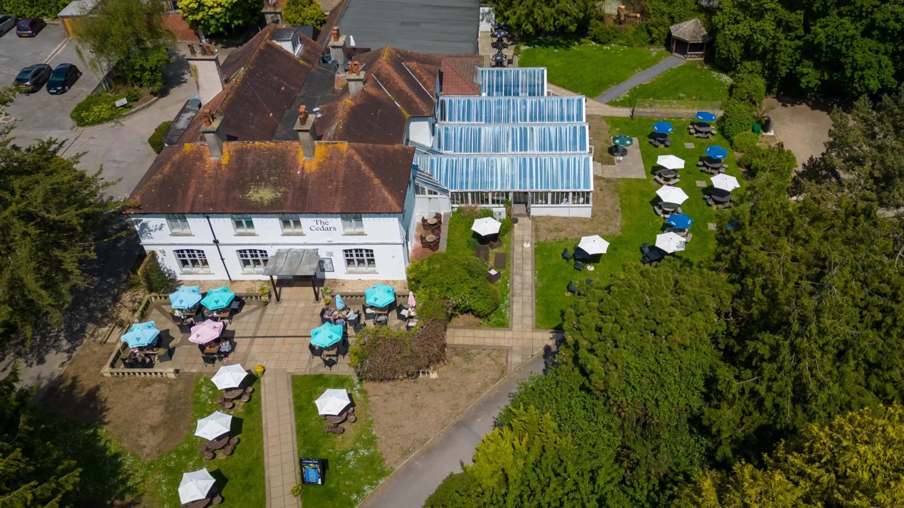 Garden in Cedars Inn by Greene King Inns