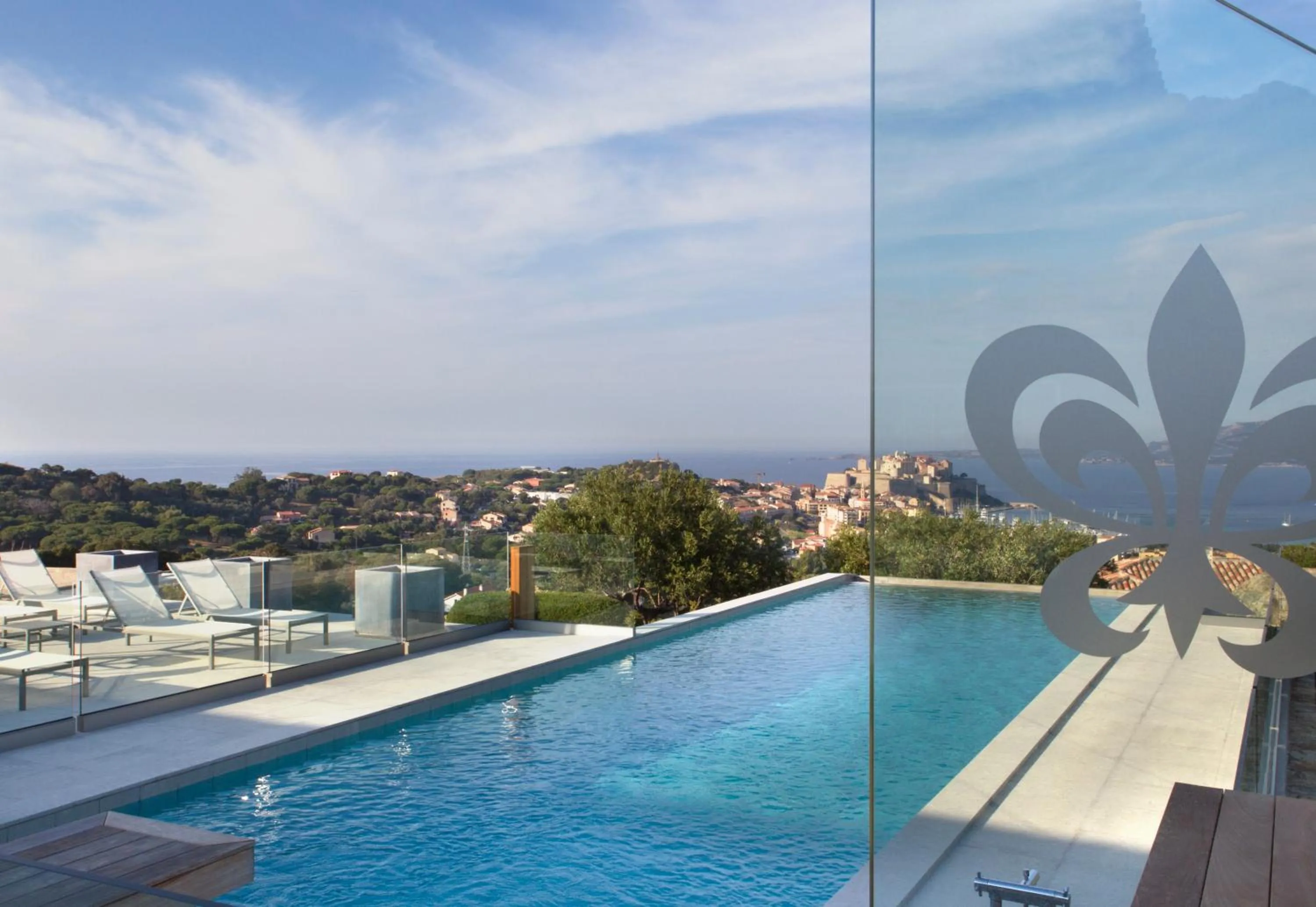 Swimming pool in La Villa Calvi