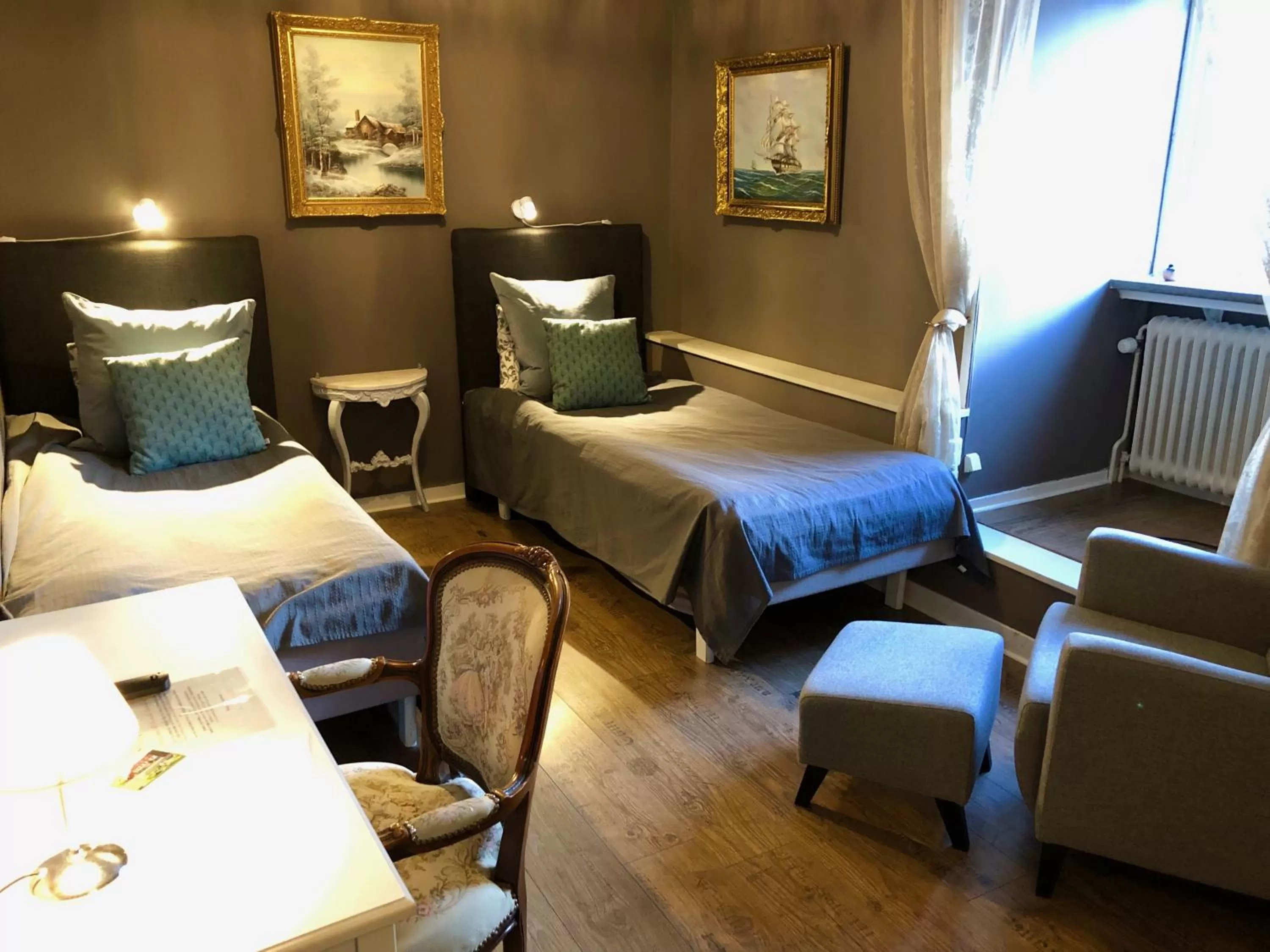 Bed in Brunsbo G:a Biskopsgård Hotell & Konferens