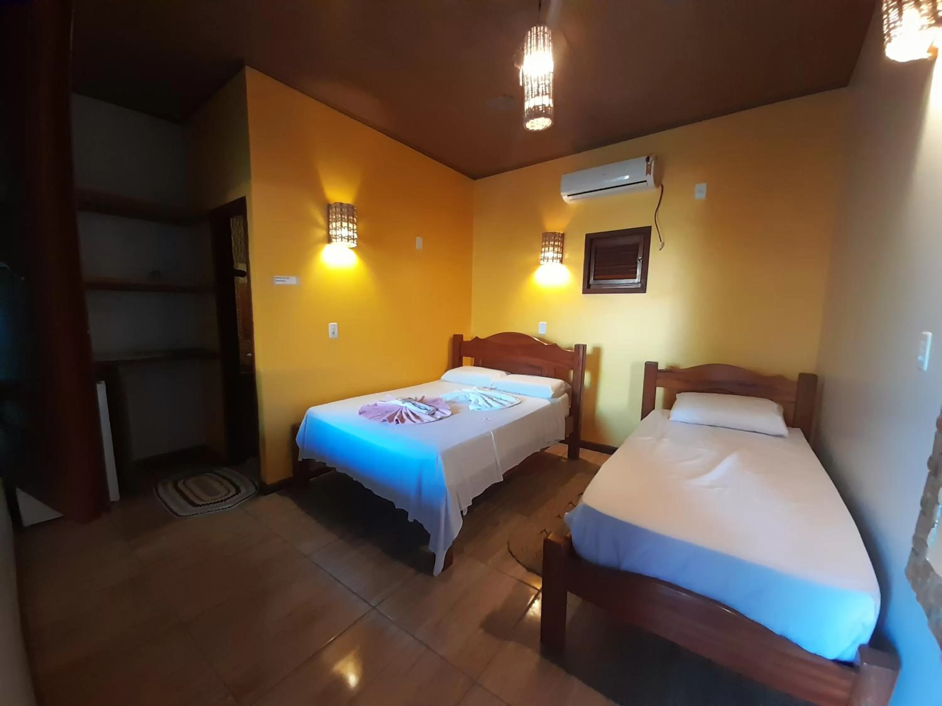 Bed in Pousada vila de pescador