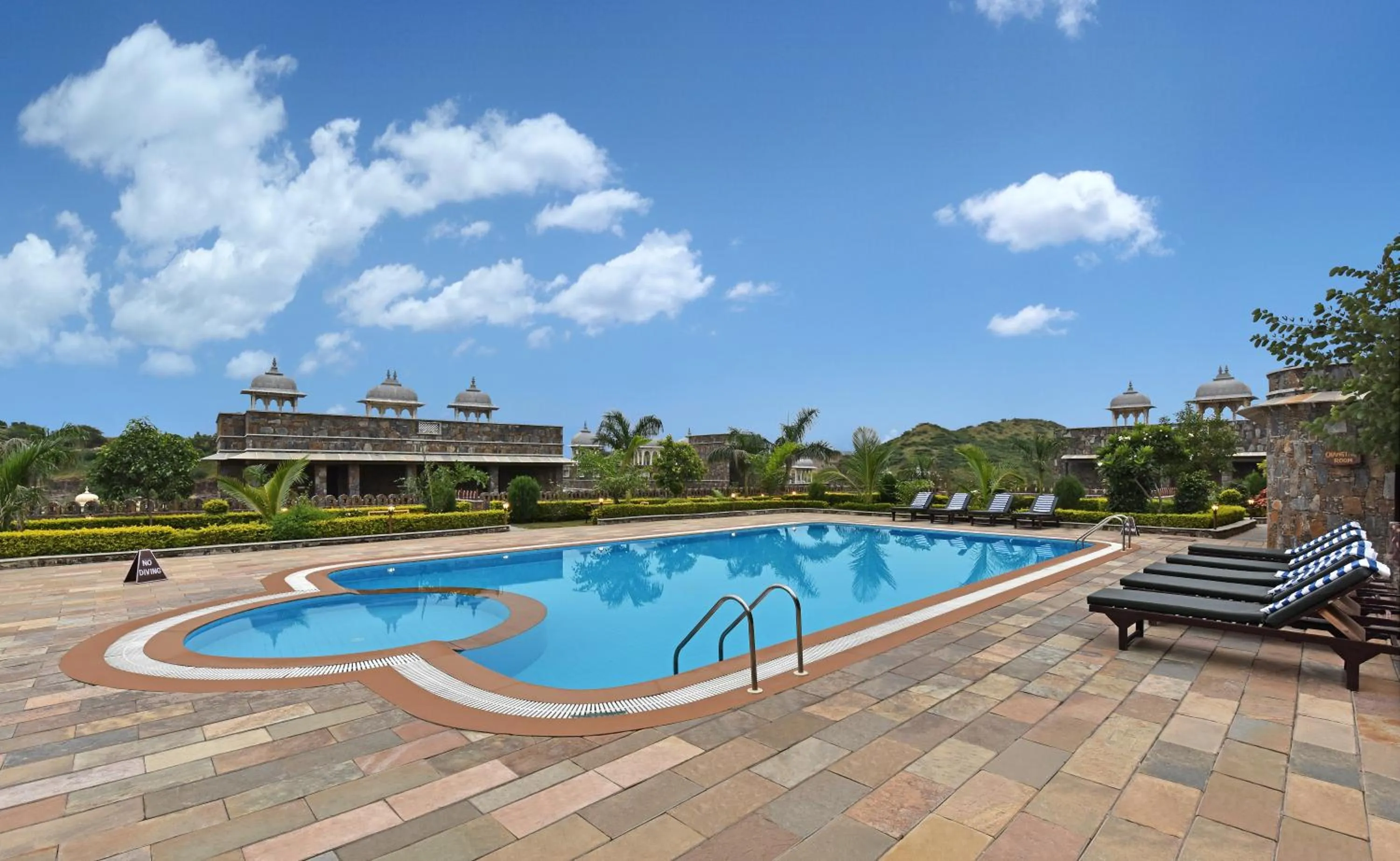 Pool view in The Amargarh