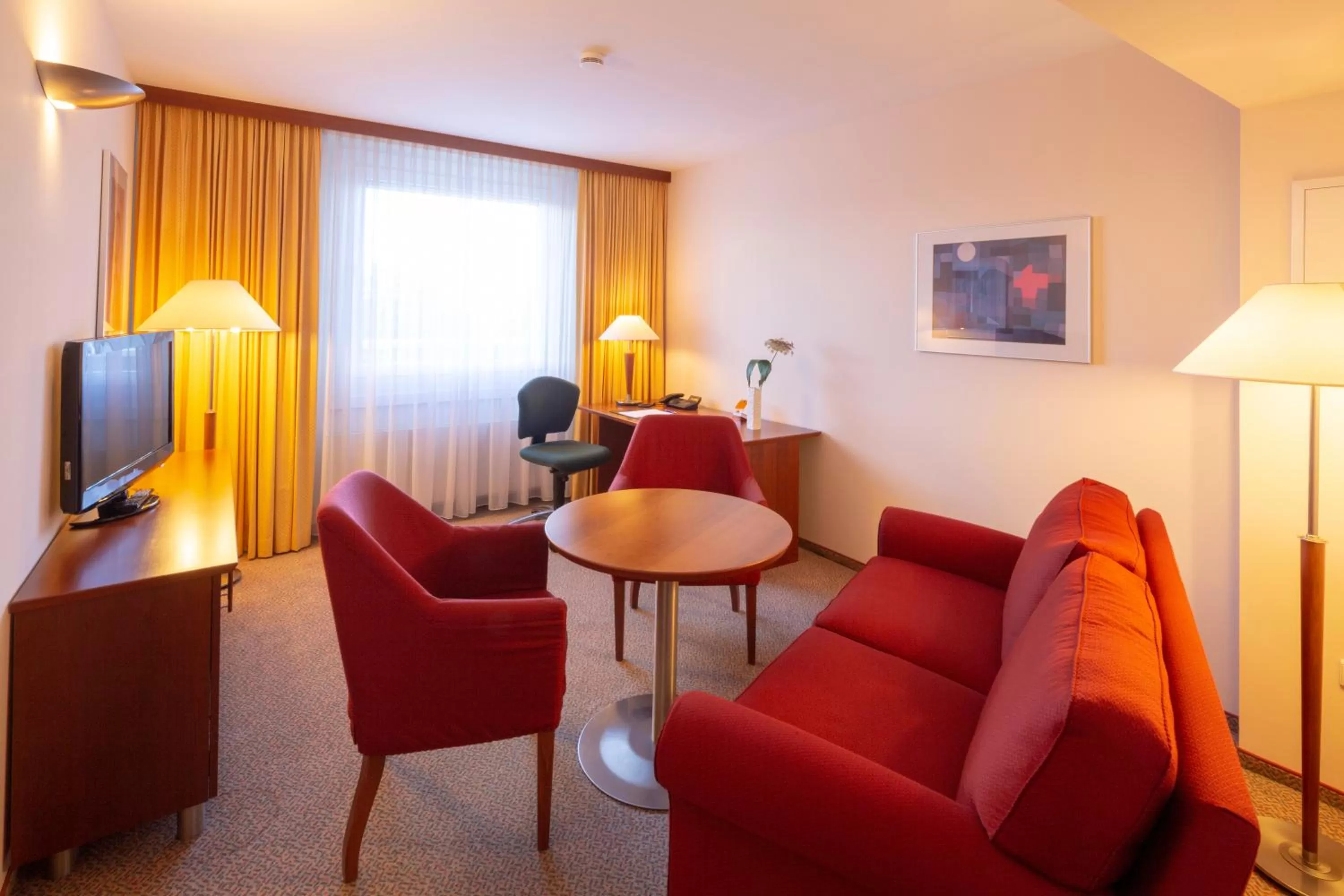 Seating area in Globana Airport Hotel