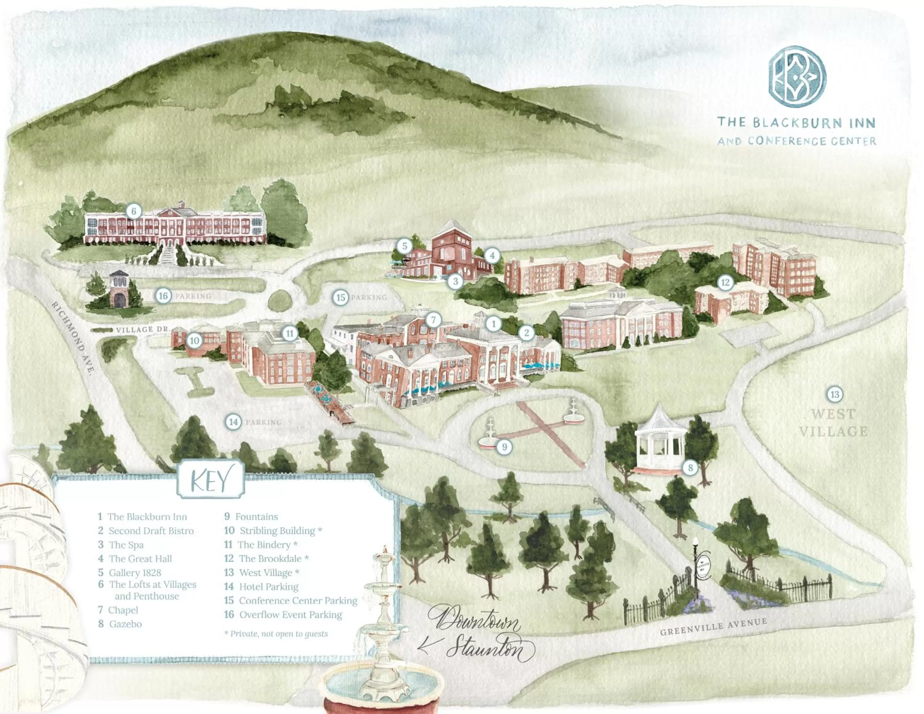 Property building in The Blackburn Inn and Conference Center