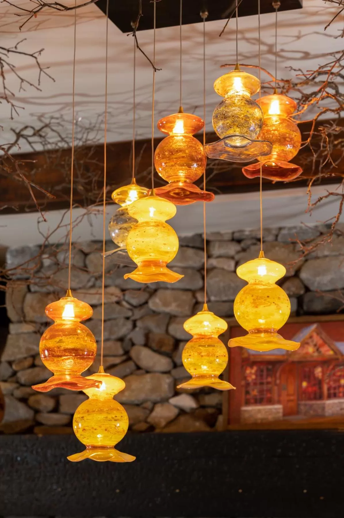 Decorative detail in The White Birch Inn