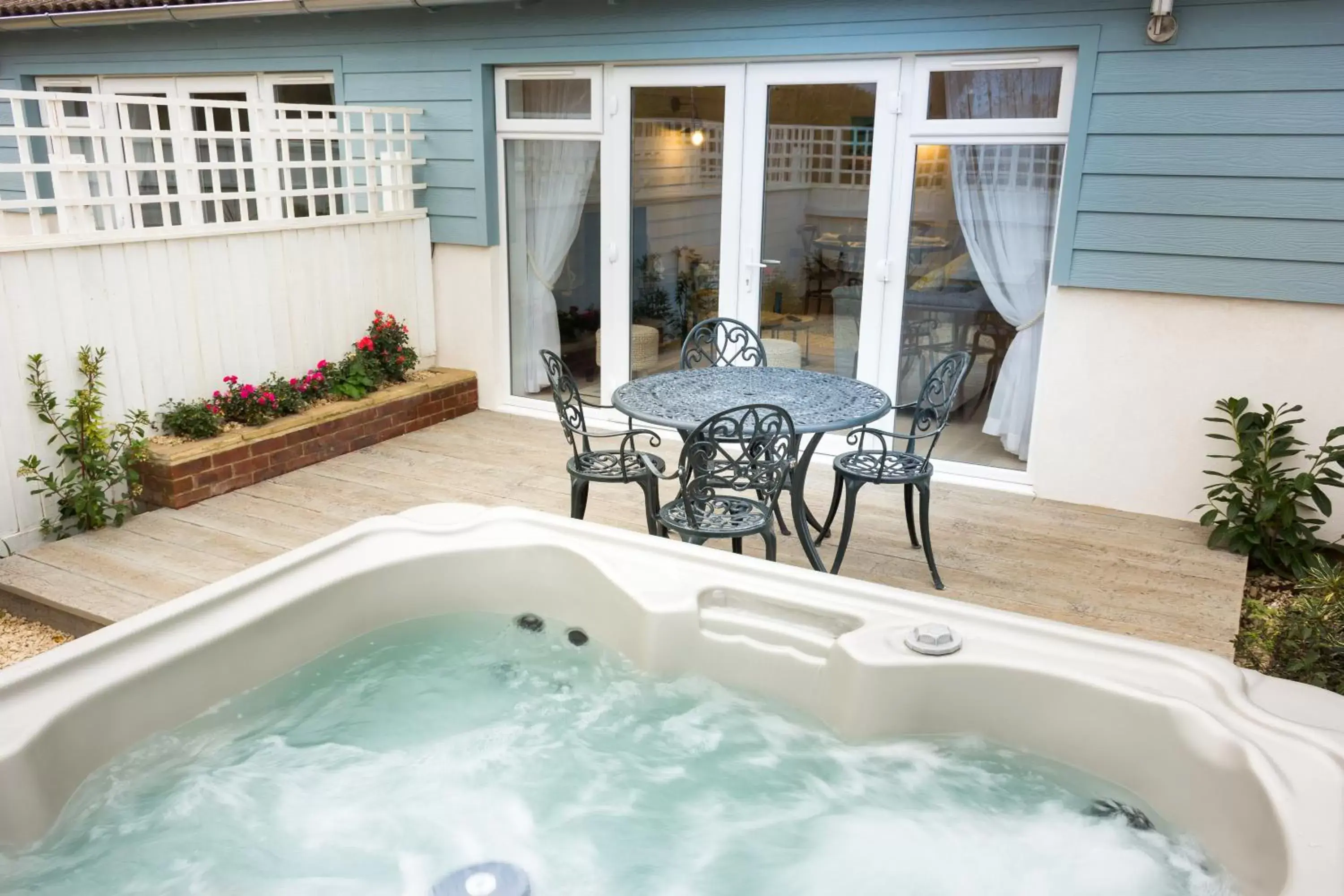 4 Berth Luxury Cottage with Hot Tub Pet Free in The Bay Colwell 4 Berth Luxury Cottage with Hot Tub Pet Free in The Bay Colwell