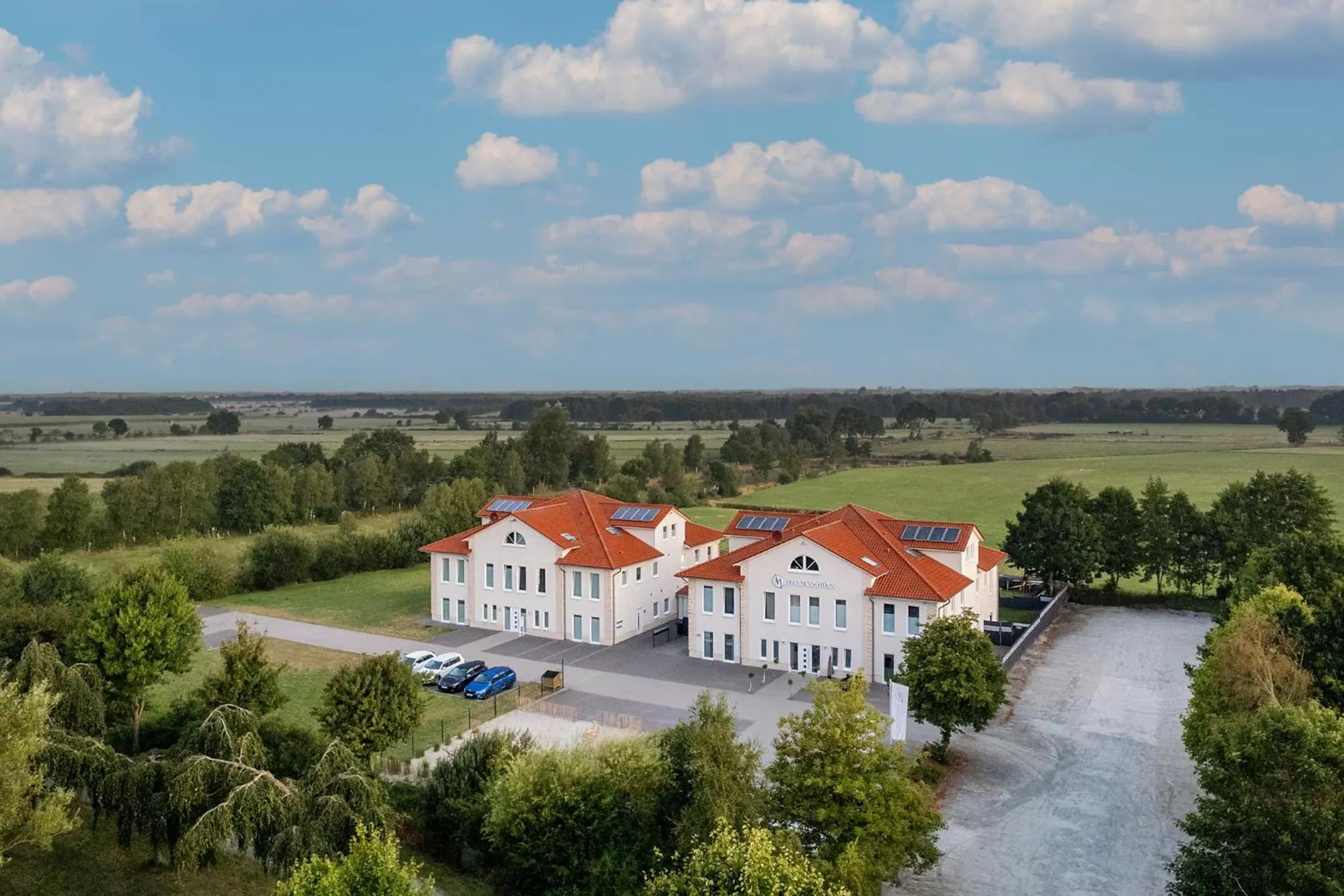 Property building, Bird's-eye View in Villa Moorstern