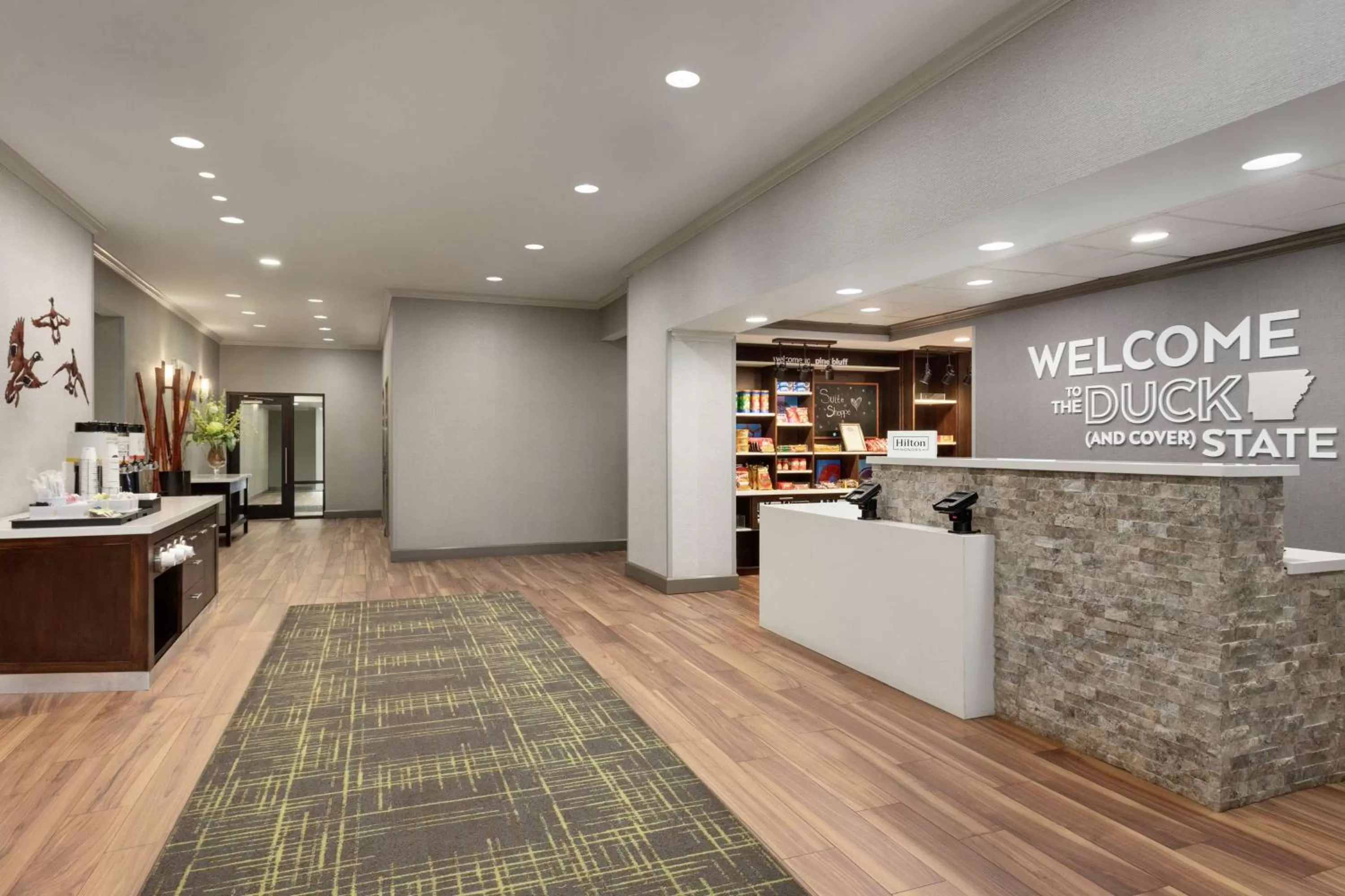 Lobby or reception in Hampton Inn & Suites Pine Bluff