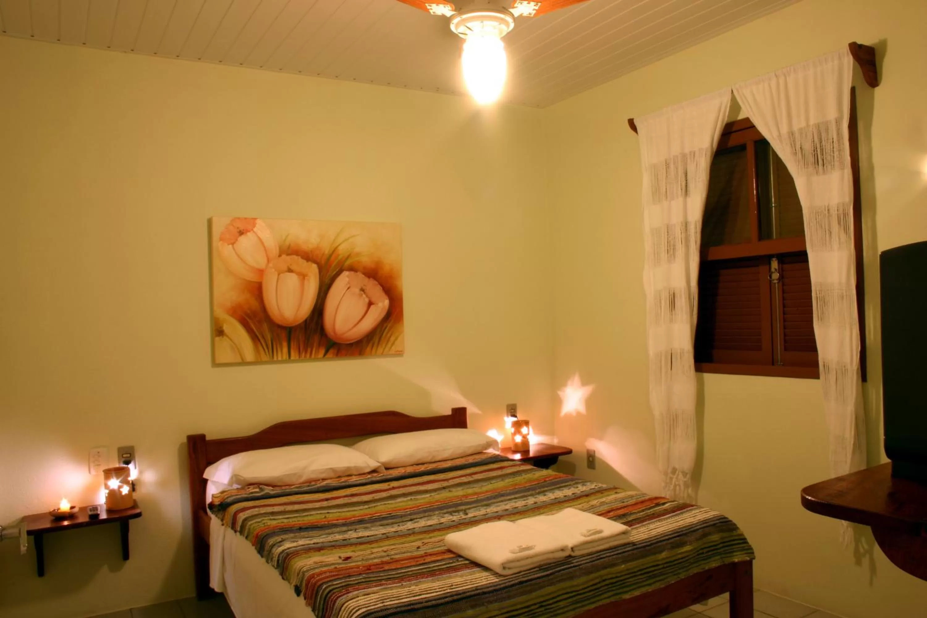 Bed in Pousada Barratur