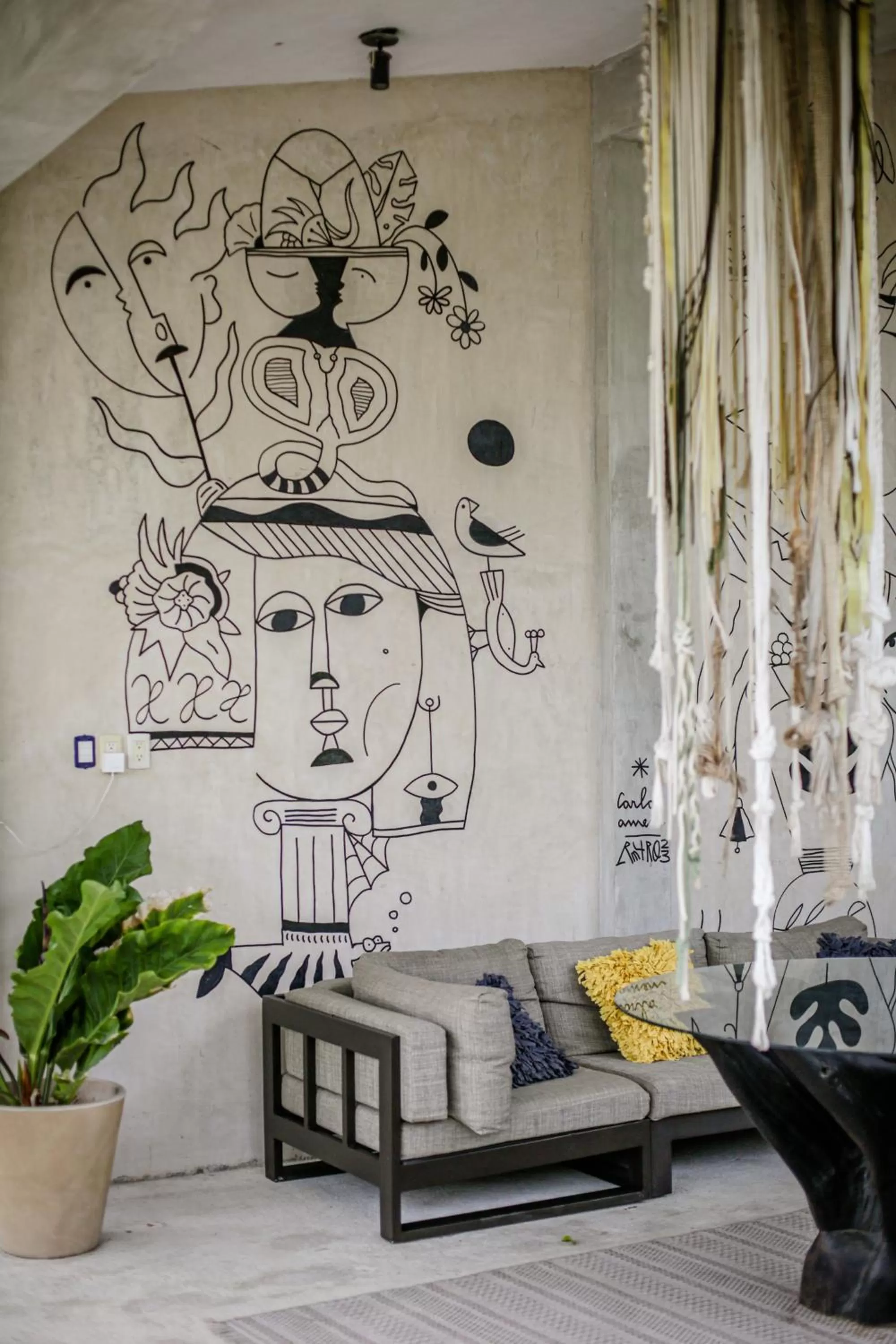 Garden in Hotel Makaabá Eco-Boutique