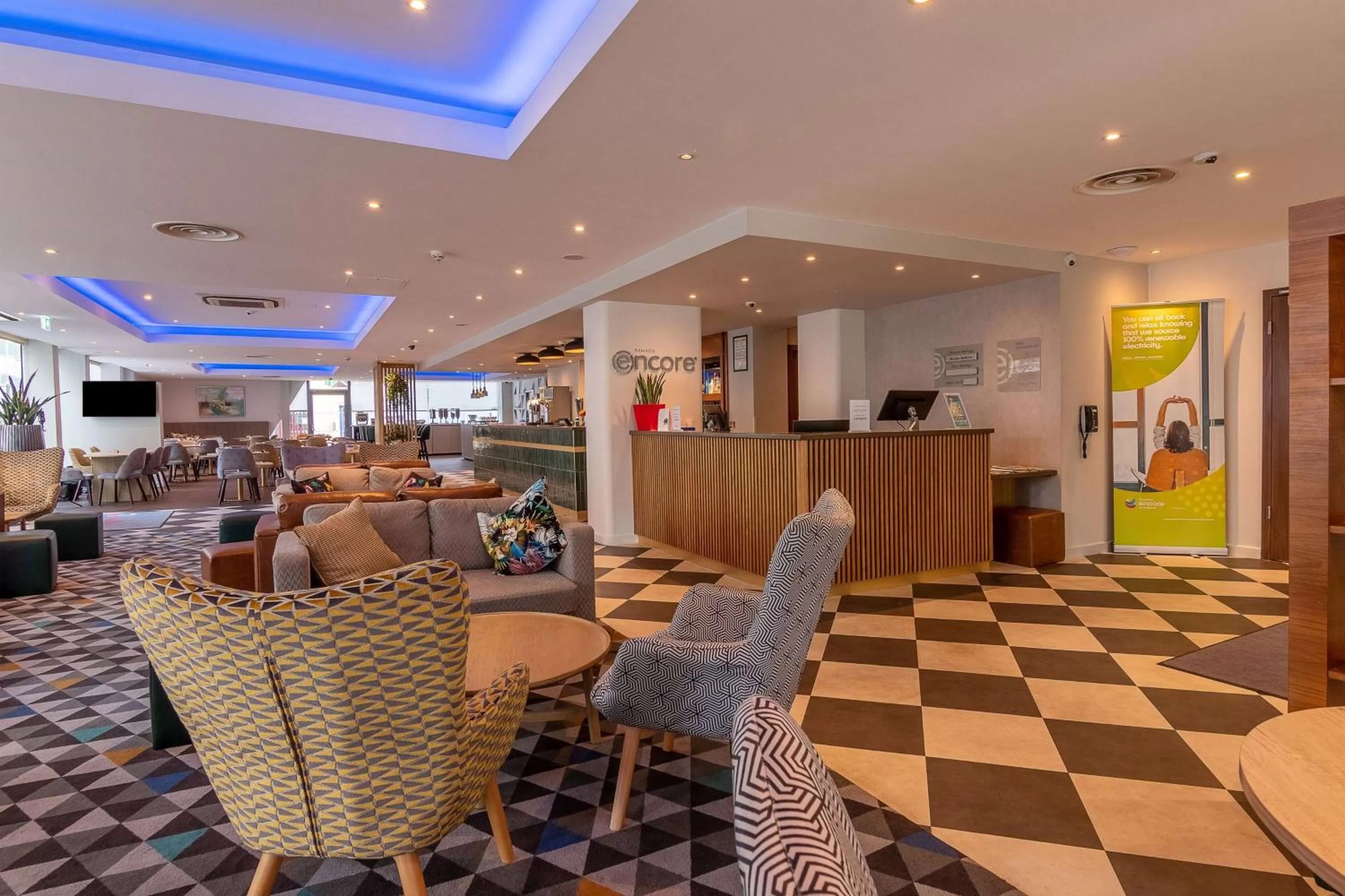 Lobby or reception in Ramada Encore Leicester City Centre