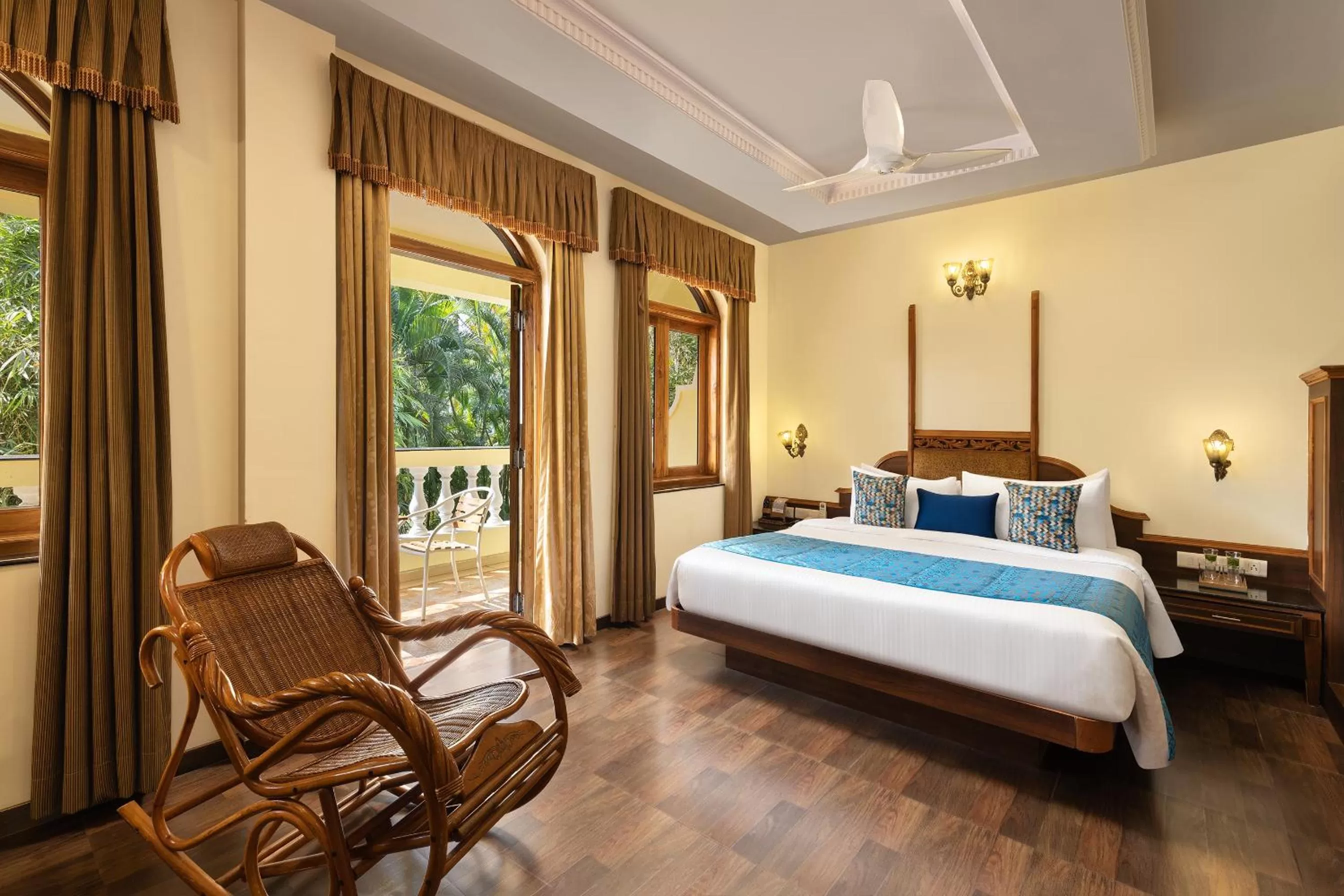 Bedroom, Bed in Fortune Resort Benaulim Goa - Member ITC Hotels' Group