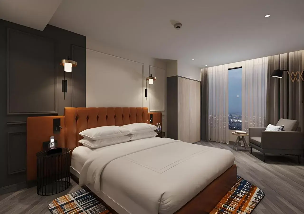 King Room - Mobility Access in Ramada Encore by Wyndham Indore Nipania King Room - Mobility Access in Ramada Encore by Wyndham Indore Nipania