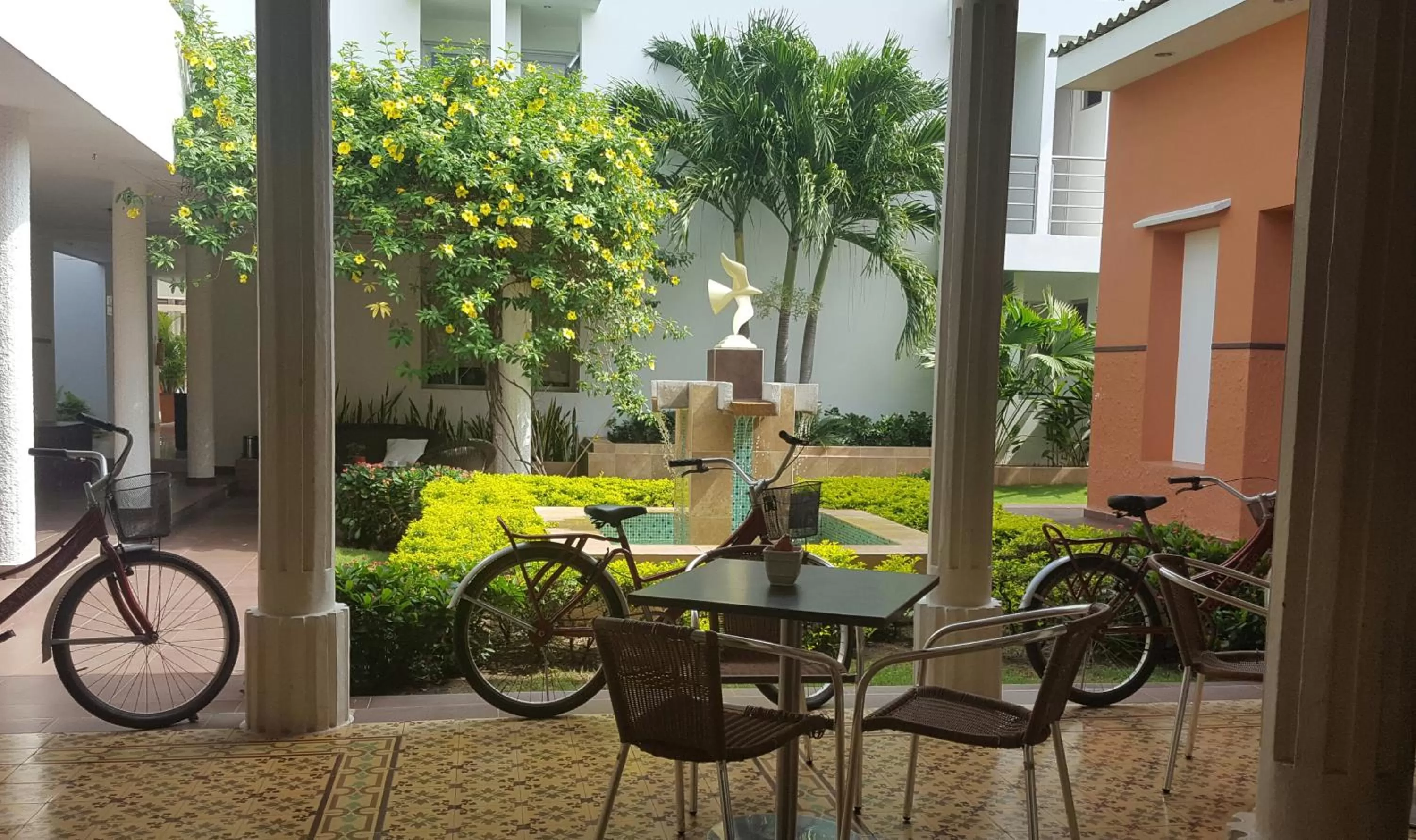 Patio in Casa Murillo Hotel