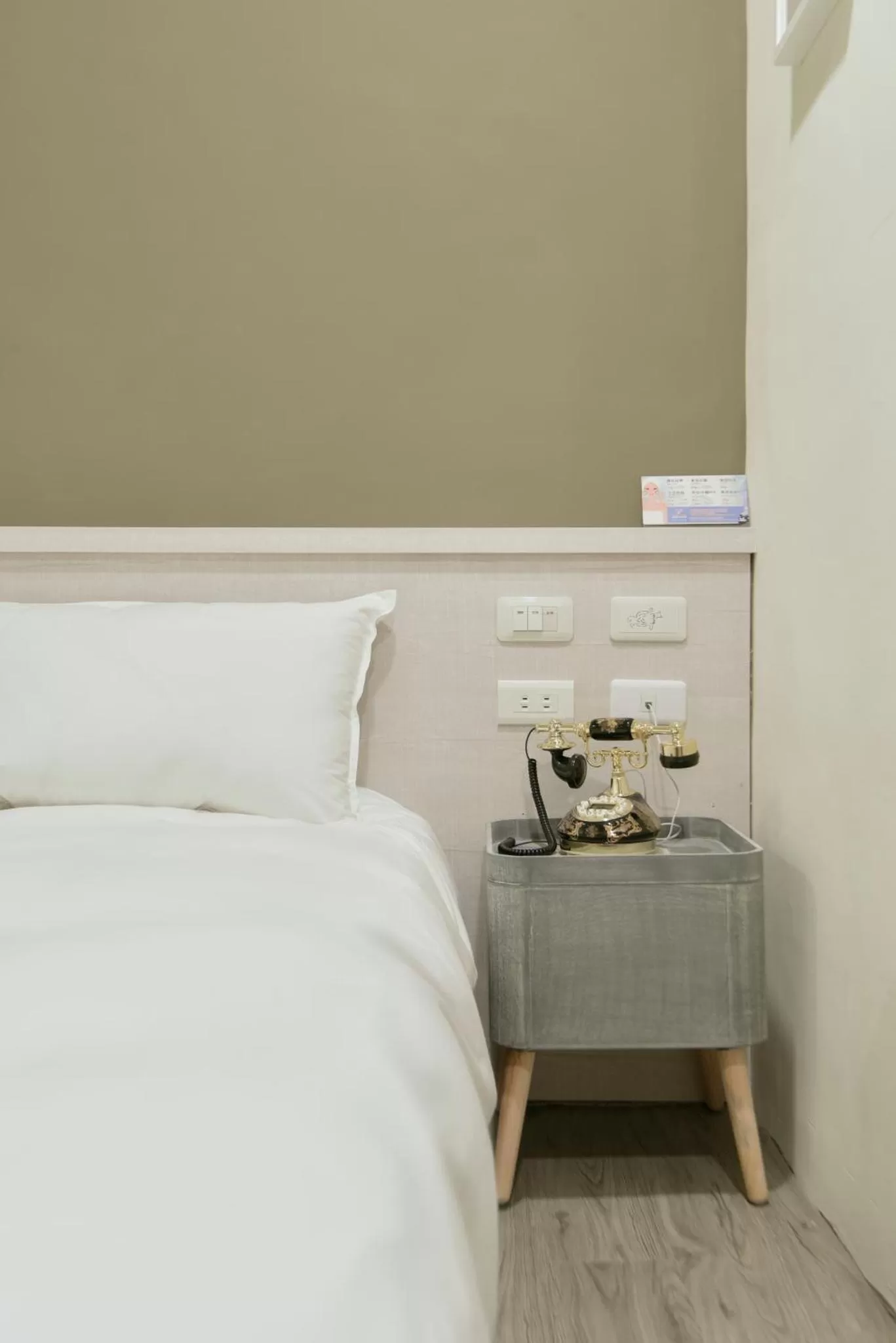 Bed in Raise Hotel Taichung