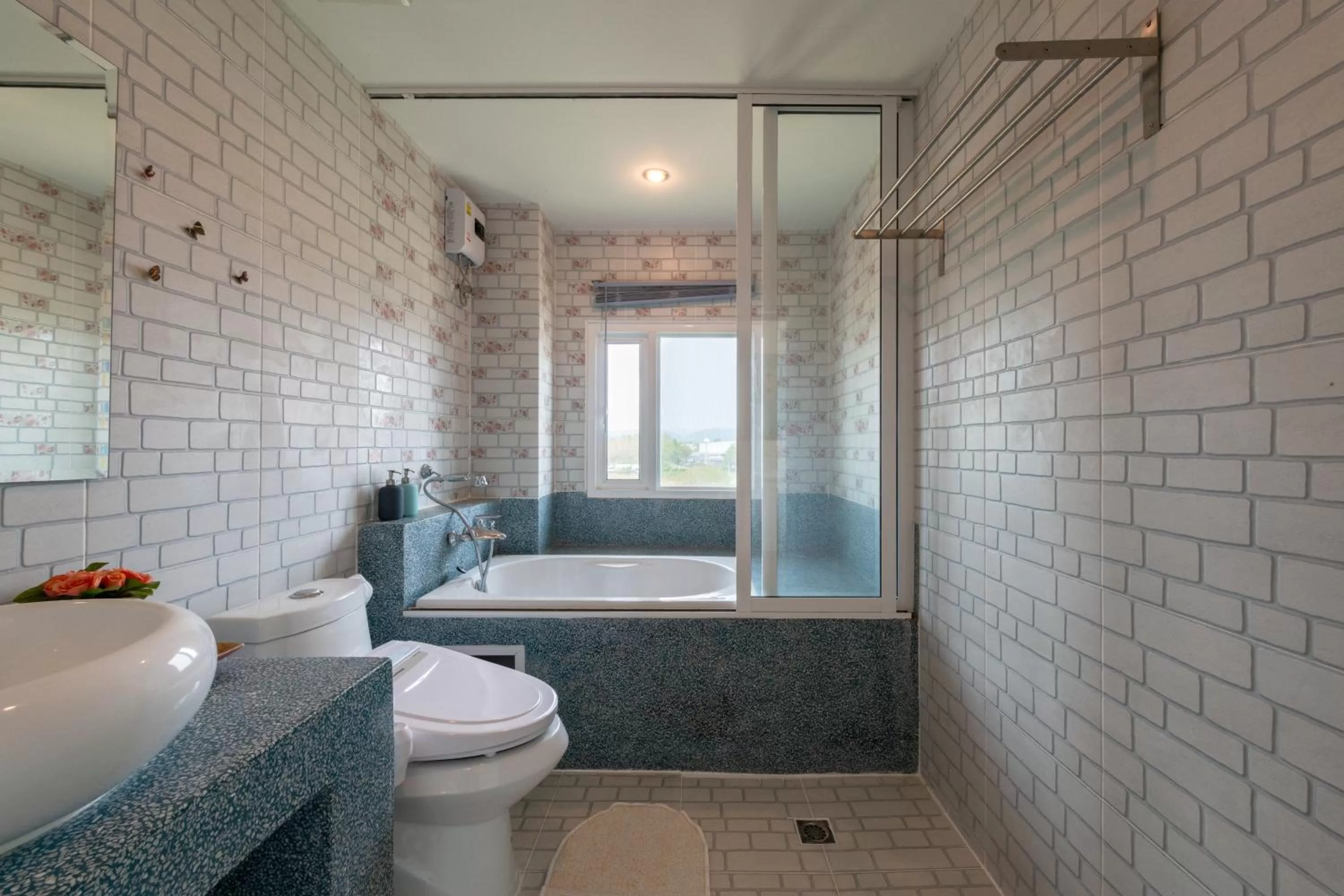 Bathroom in The Lilly Hotel