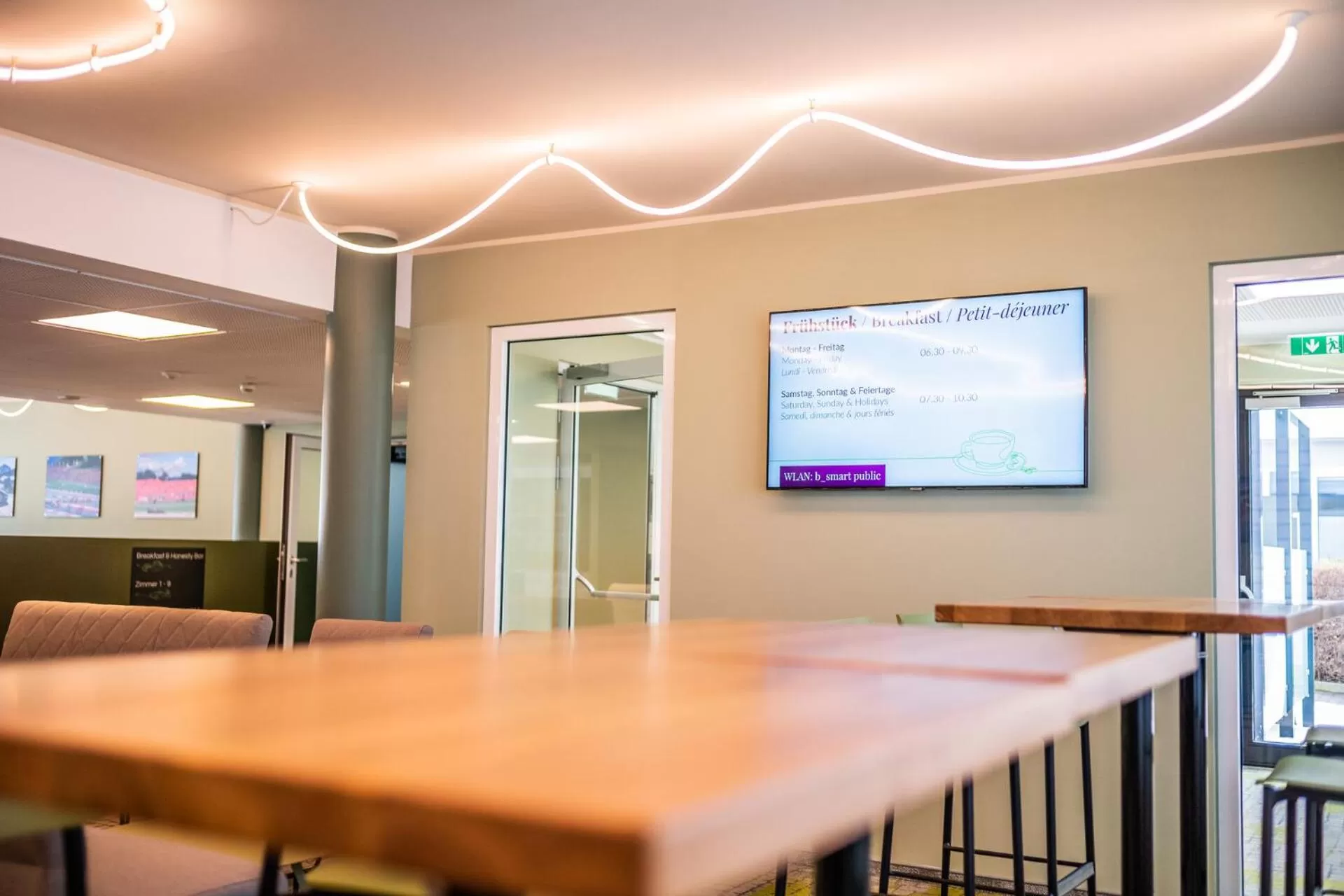 Lobby or reception in flexymotel Spielberg