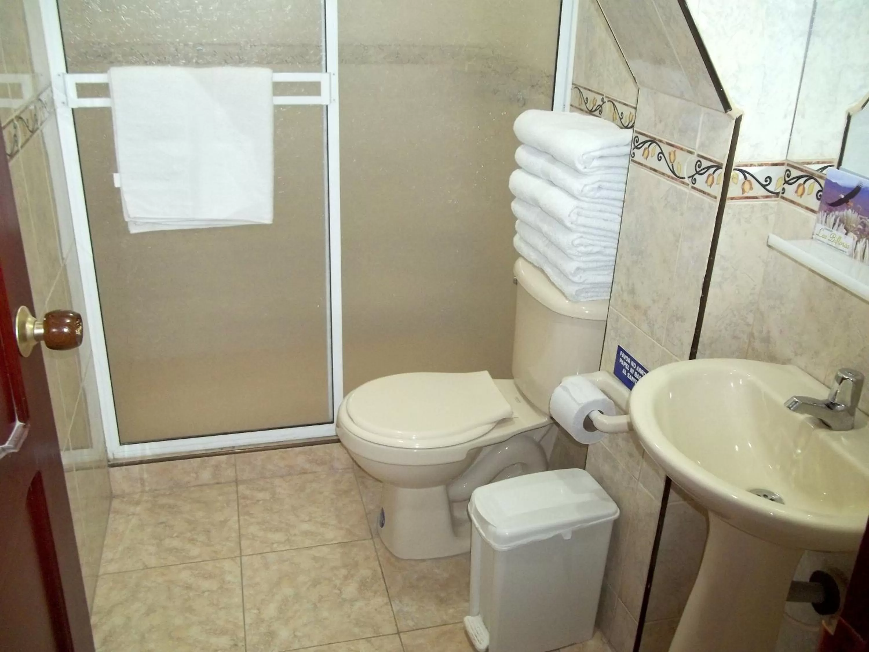 Bathroom in Cabañas Las Bifloras