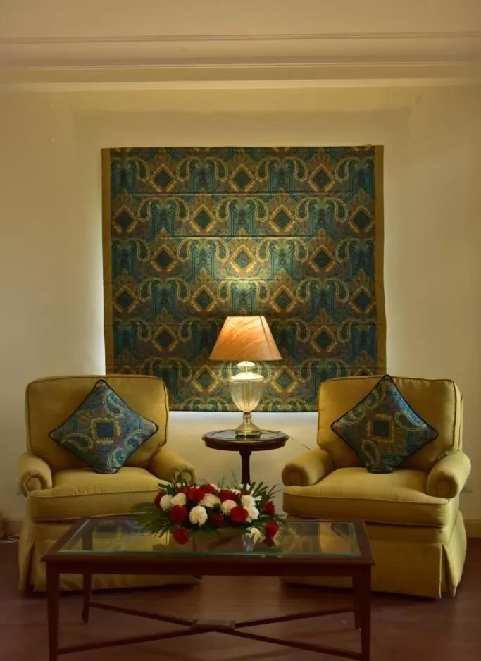 Seating area in The Oaktree House