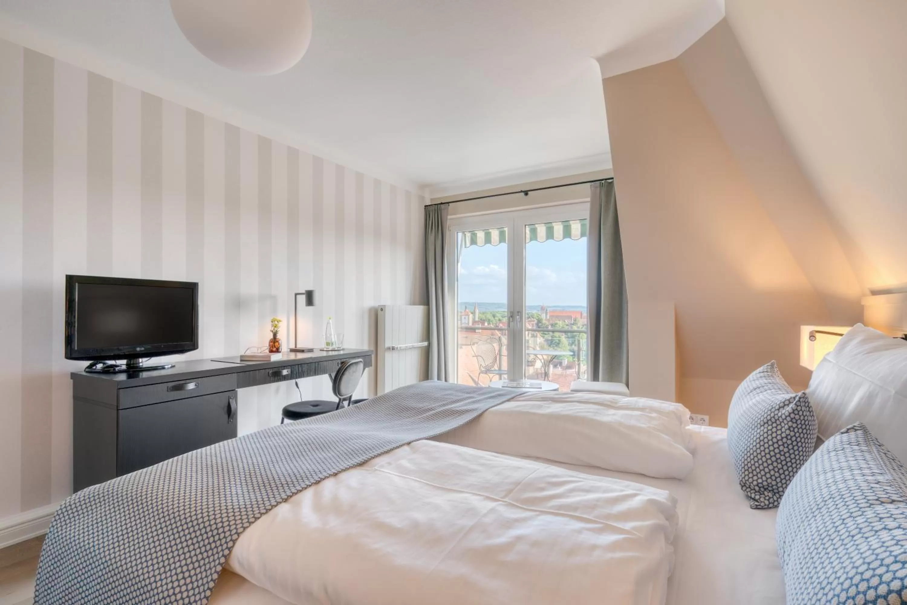 Bed in Hotel Eisenhut