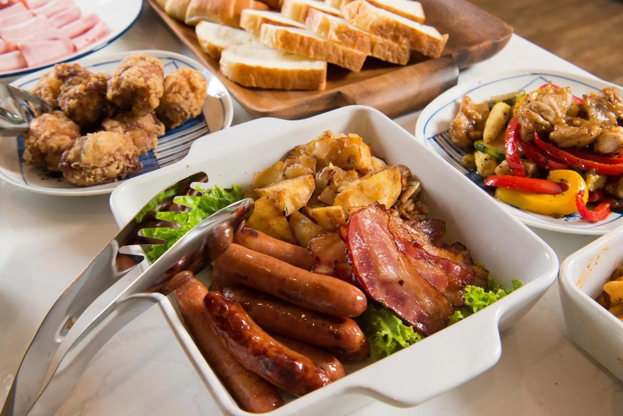 Breakfast in Roygent Parks Hanoi