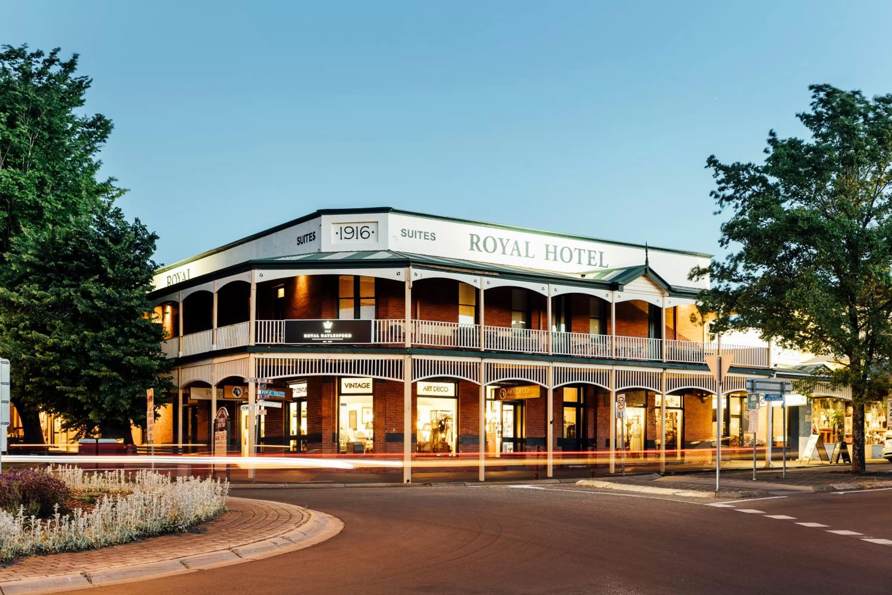 Property building in The Royal Daylesford Hotel