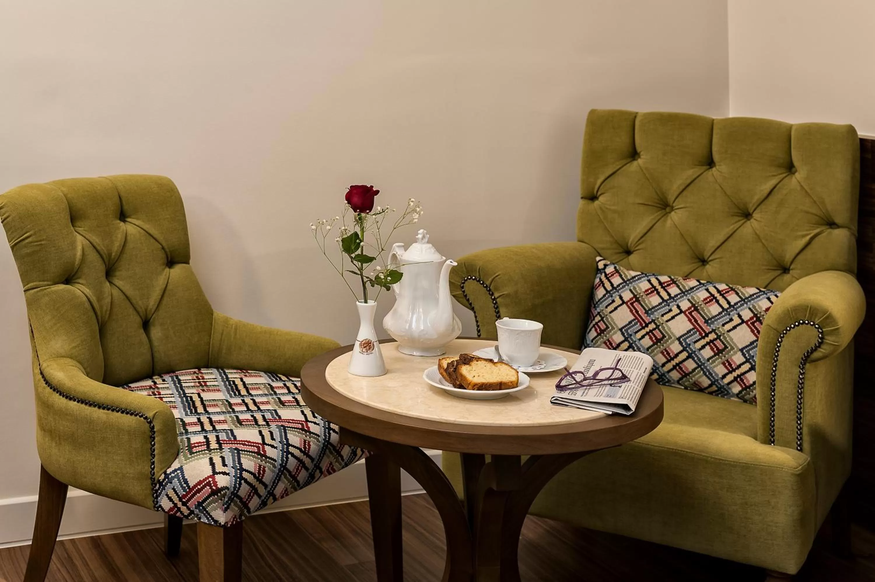 Seating area in Civitel Akali Hotel