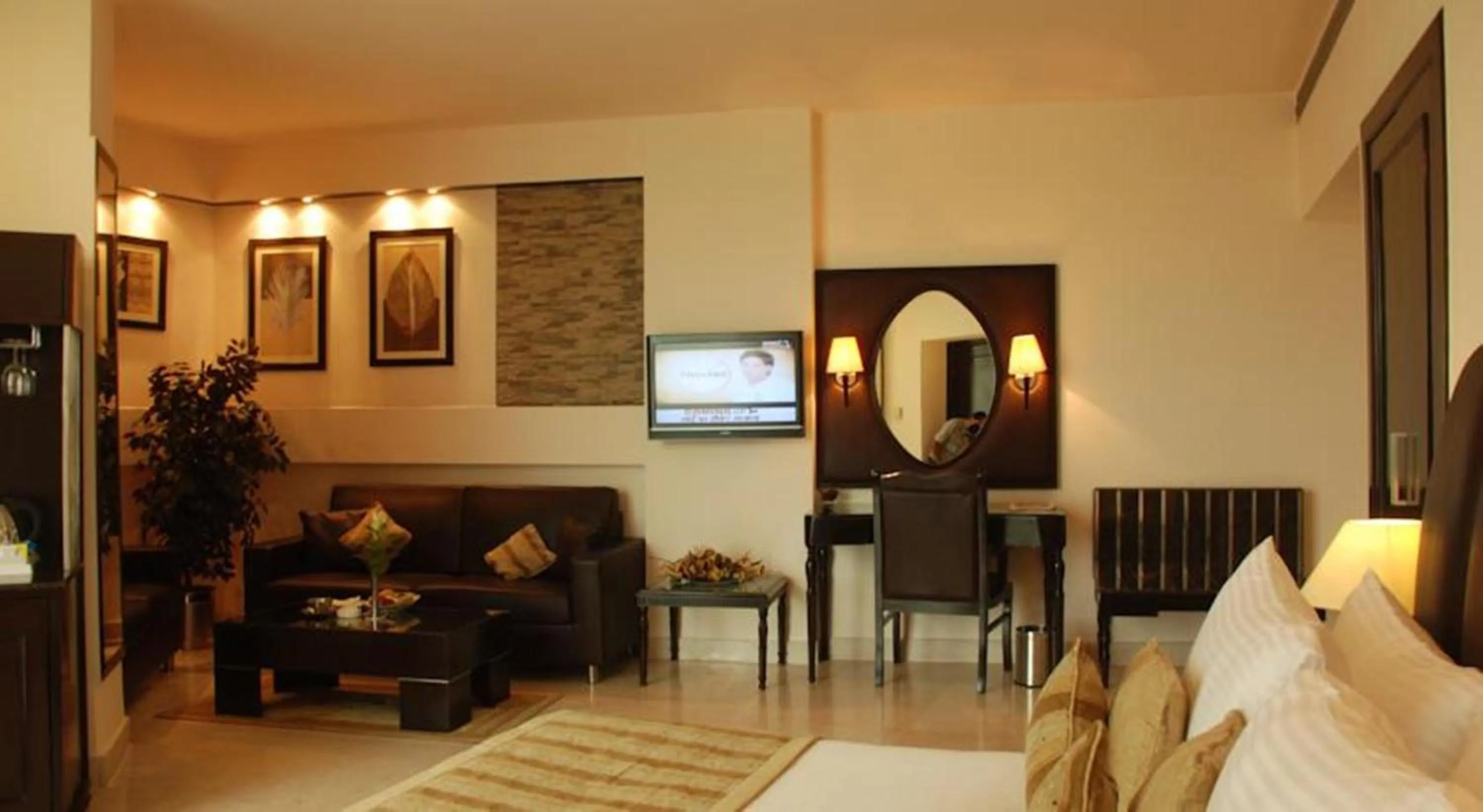 Seating area in Hotel Shanti Palace Mahipalpur