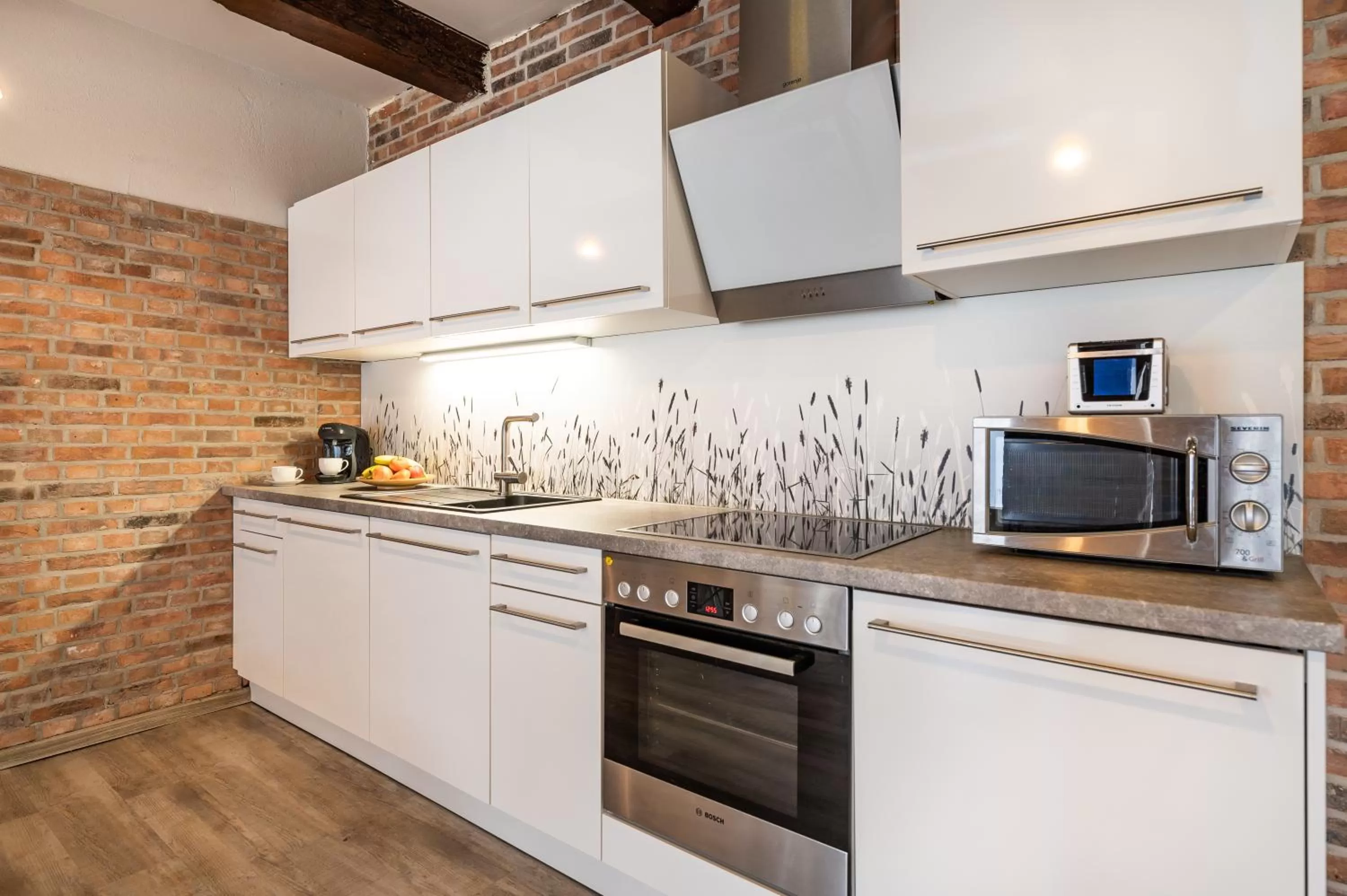 Kitchen/Kitchenette in Haus Ferienglück Sauna im Haus