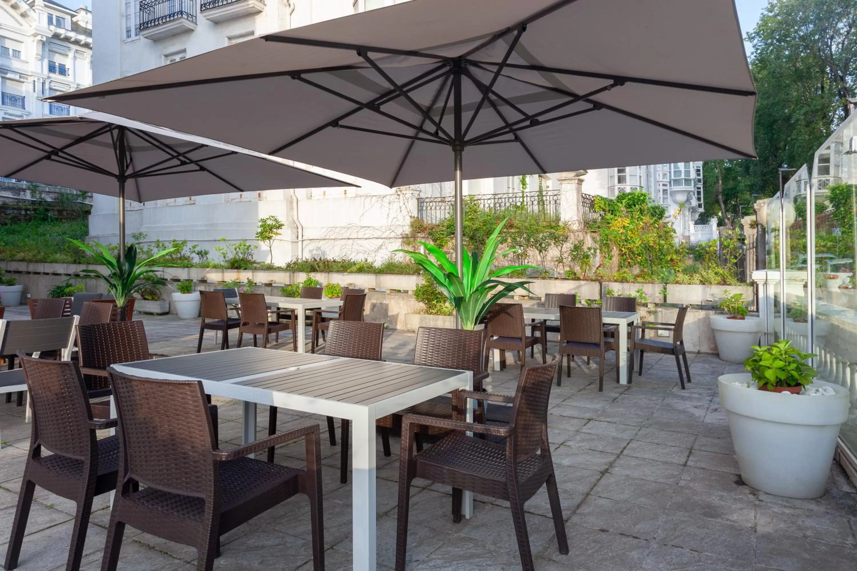 Garden in Hotel Hoyuela