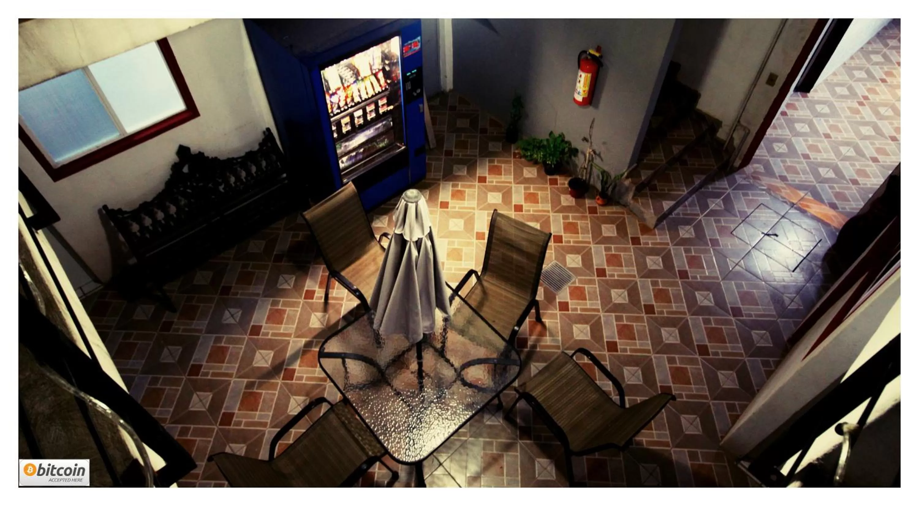 Patio in Hotel del Refugio