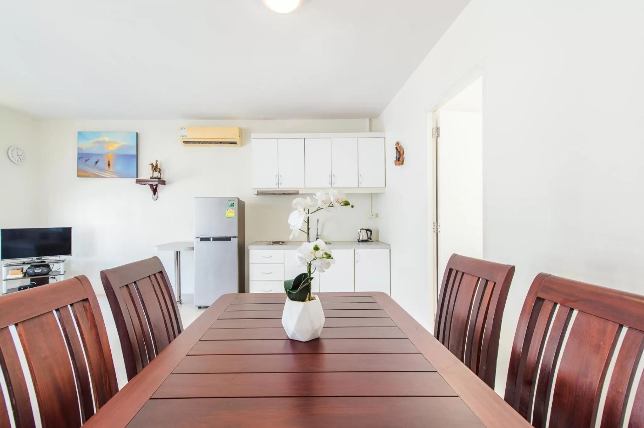 Dining area in The Beach Village Resort