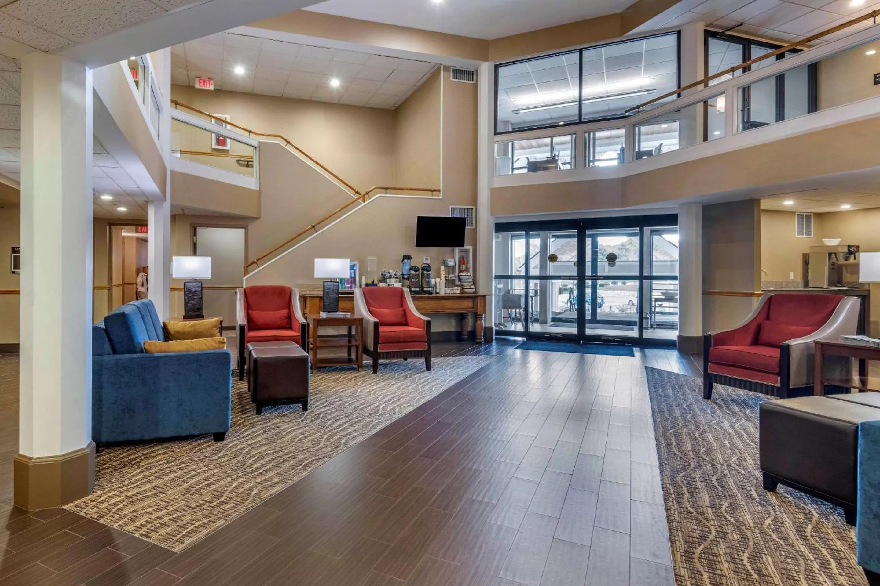 Lobby or reception in Comfort Inn & Suites Montpelier-Berlin