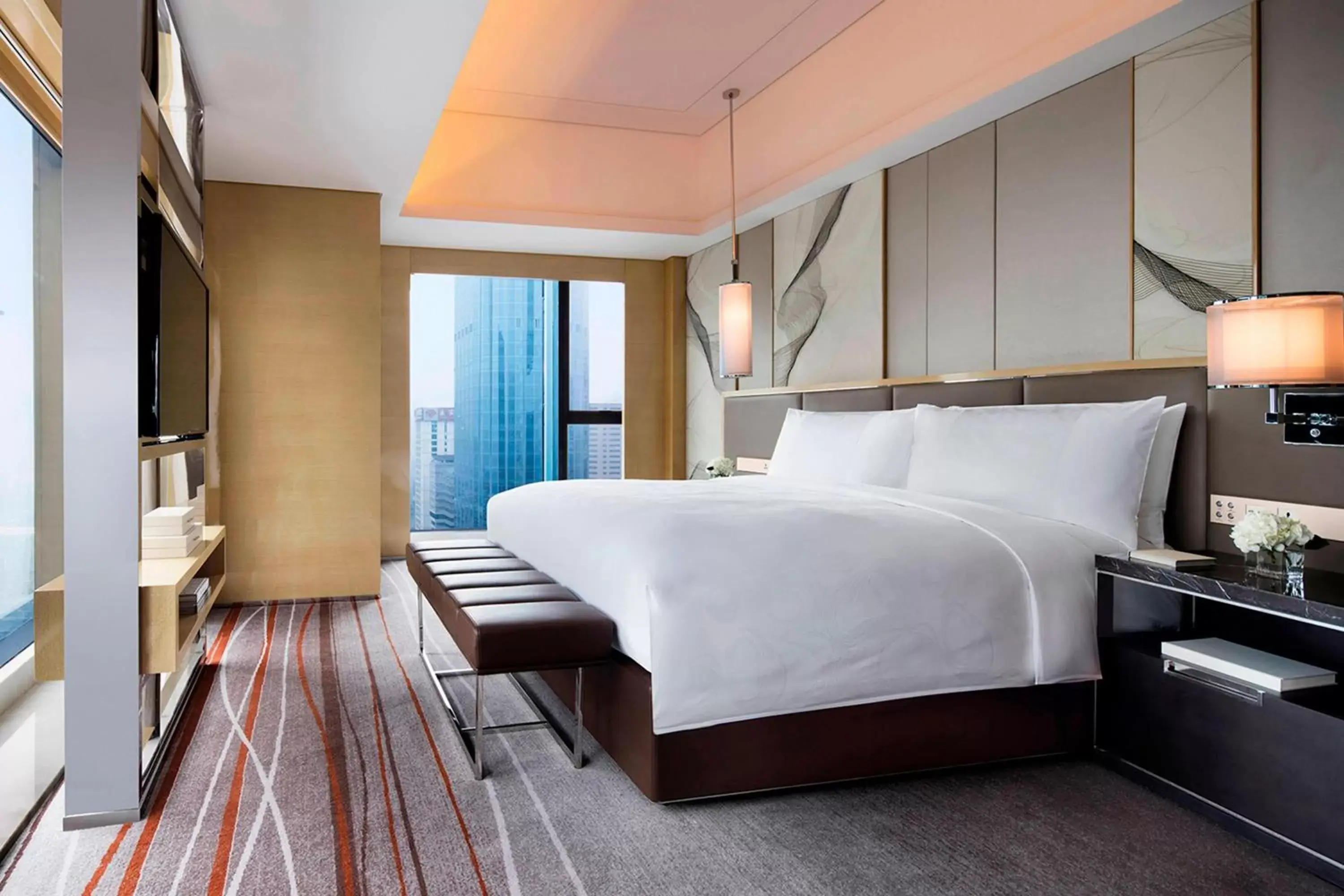 Executive One-Bedroom Suite with City View in JW Marriott Hotel Chengdu Executive One-Bedroom Suite with City View in JW Marriott Hotel Chengdu