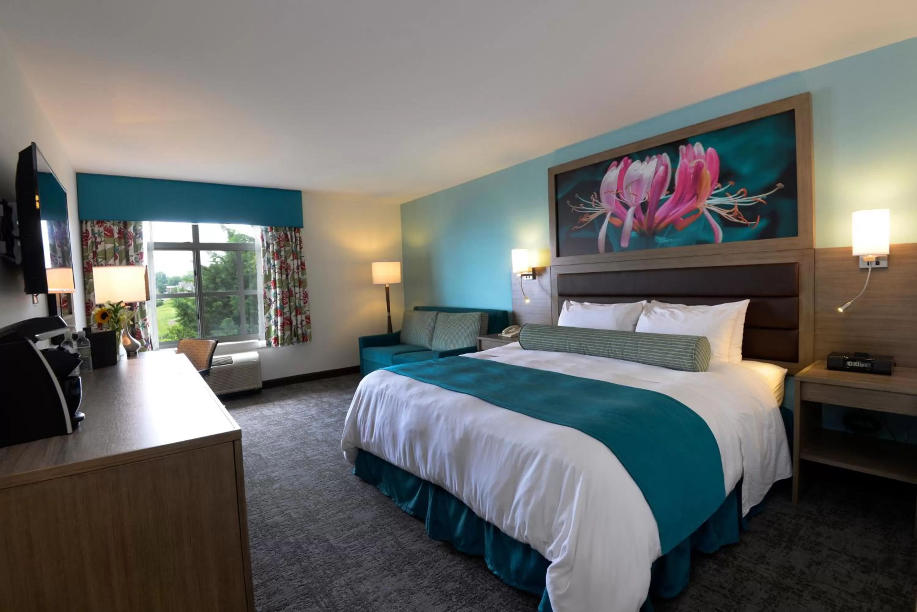 Garden view, Bed in Rod 'N' Reel Resort