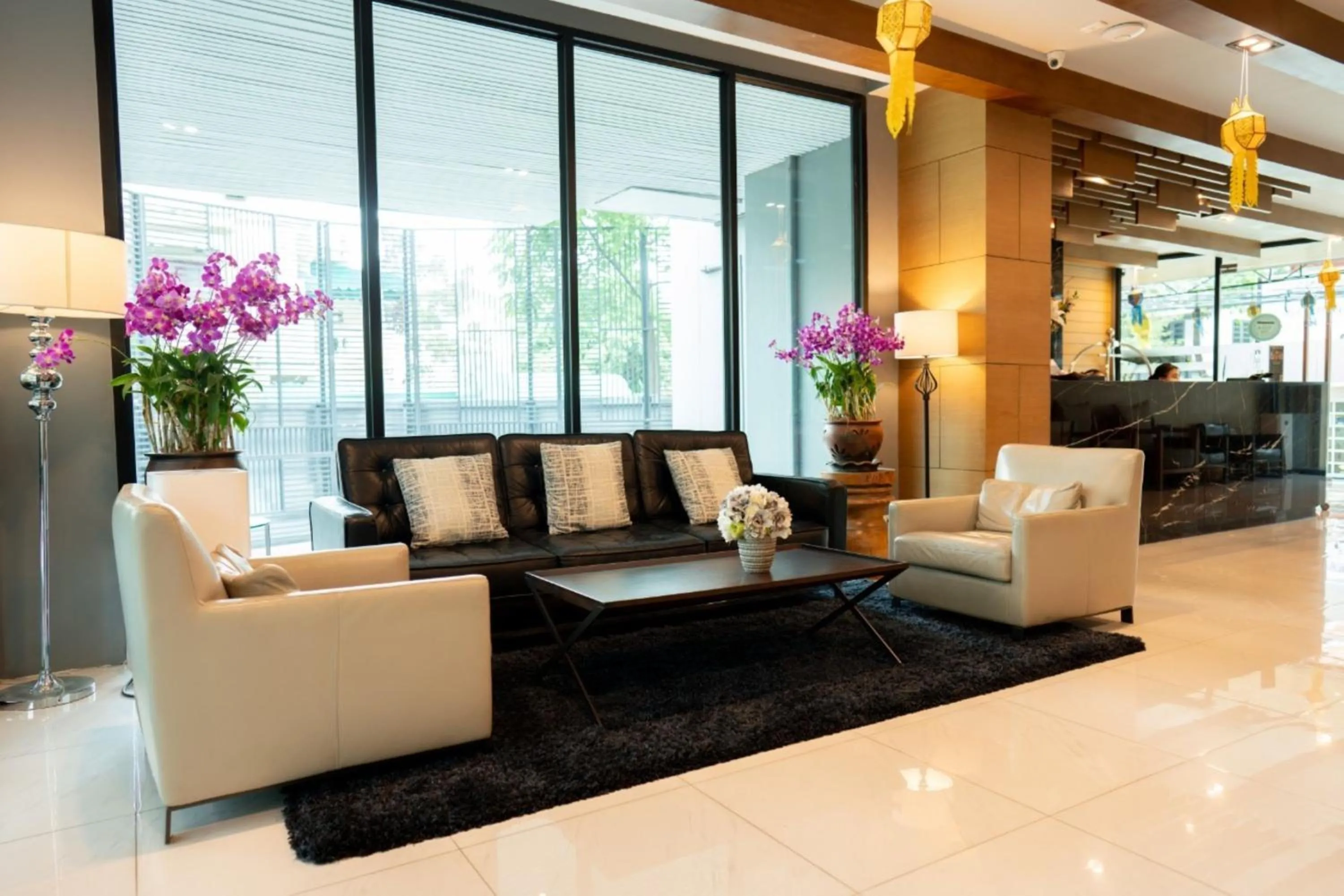 Lobby or reception in Sanae' Hotel Nimman