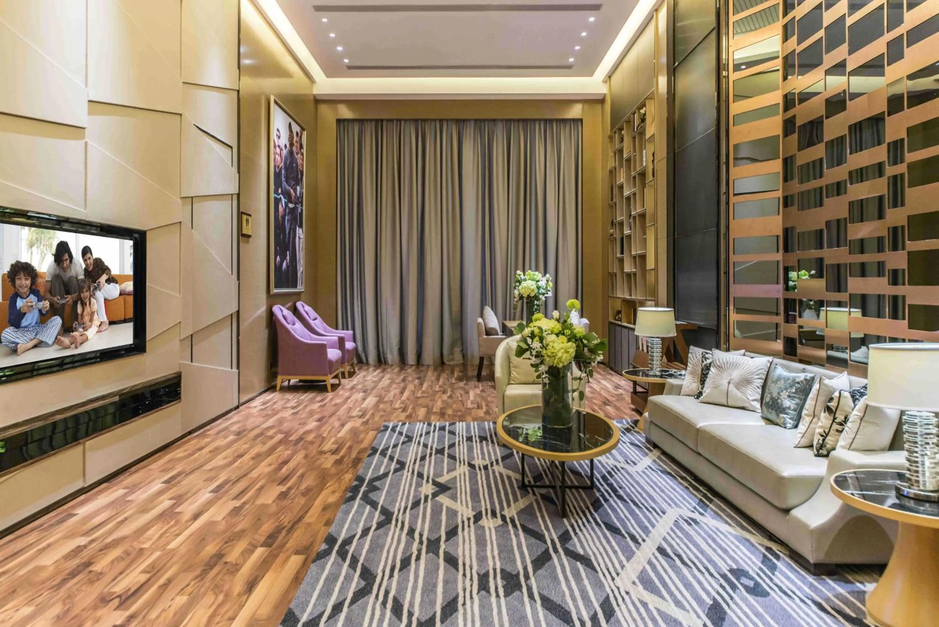 Communal lounge/ TV room in Somerset Grandview Shenzhen