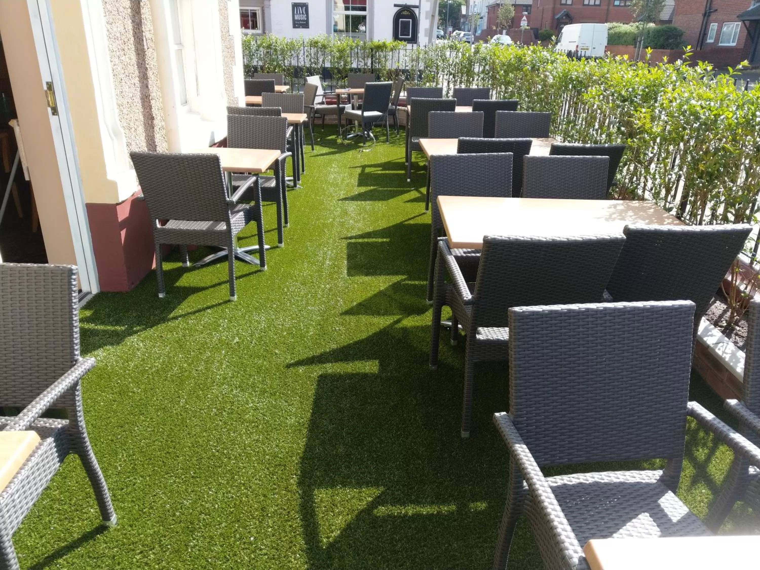 Patio in The Royal Hotel